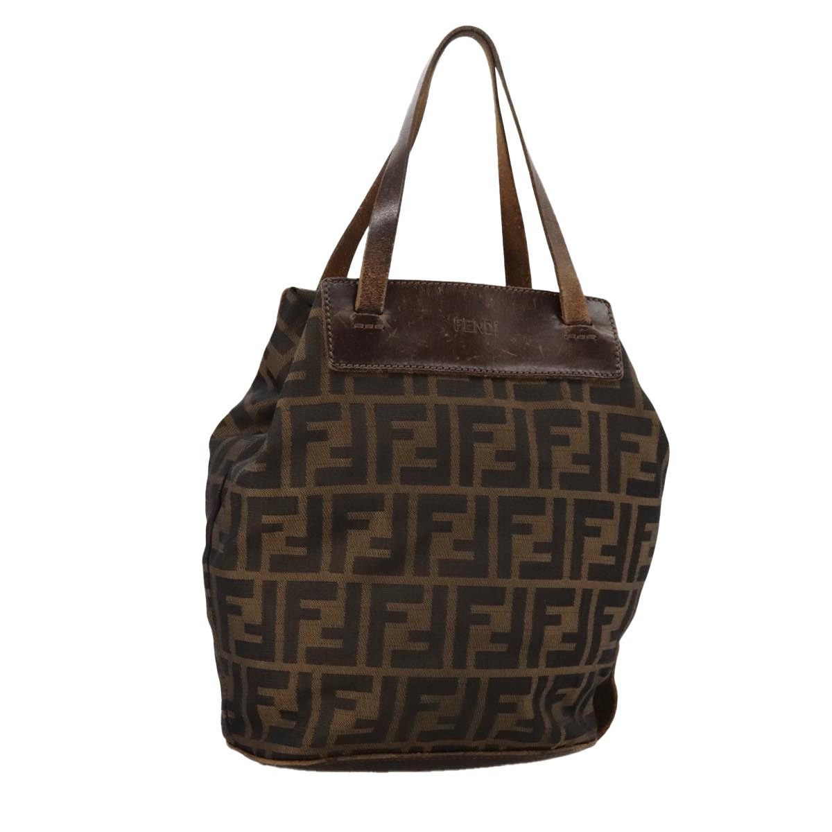 Fendi FENDI Zucca Canvas Hand Bag Brown Black Size ONE SIZE - 1 Thumbnail