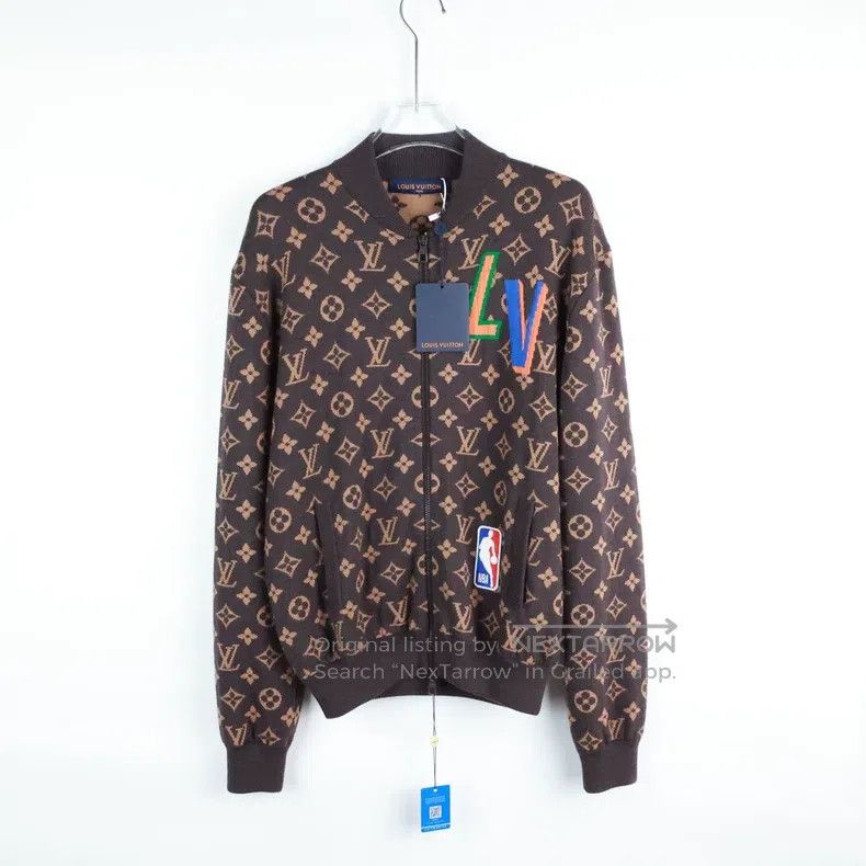 Louis Vuitton Louis Vuitton NBA Co-branded Classic Full Logo Ribbed Knit Size US S / EU 44-46 / 1 - 1 Thumbnail