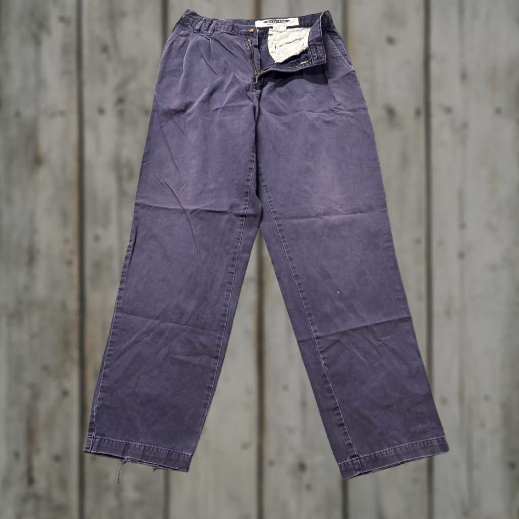 Anchor Blue Anchor Blue Pants Men 28x32 Chino Blue 100% Cotton Relaxed Fit Skater Y2K Mens Size US 28 / EU 44 - 1 Thumbnail