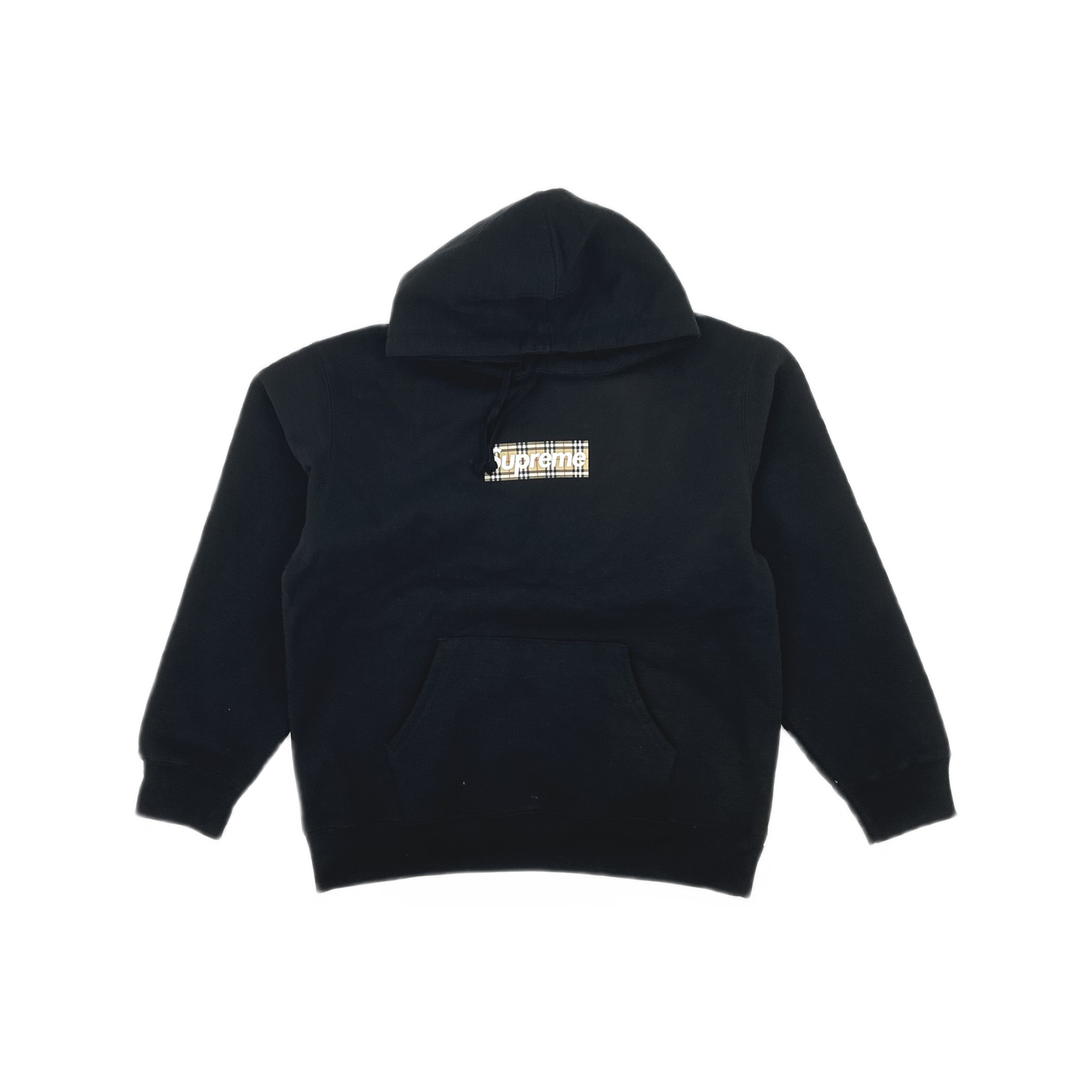 Burberry × Supreme Supreme Burberry Box Logo Hoodie Sz M | Grailed