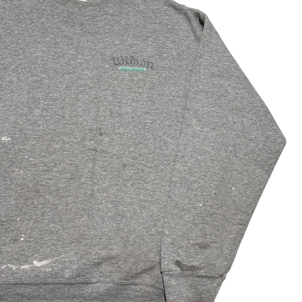 Wilson Vintage Wilson Logo Stained Distressed Sweatshirt Men's XL Size US XL / EU 56 / 4 - 3 Thumbnail