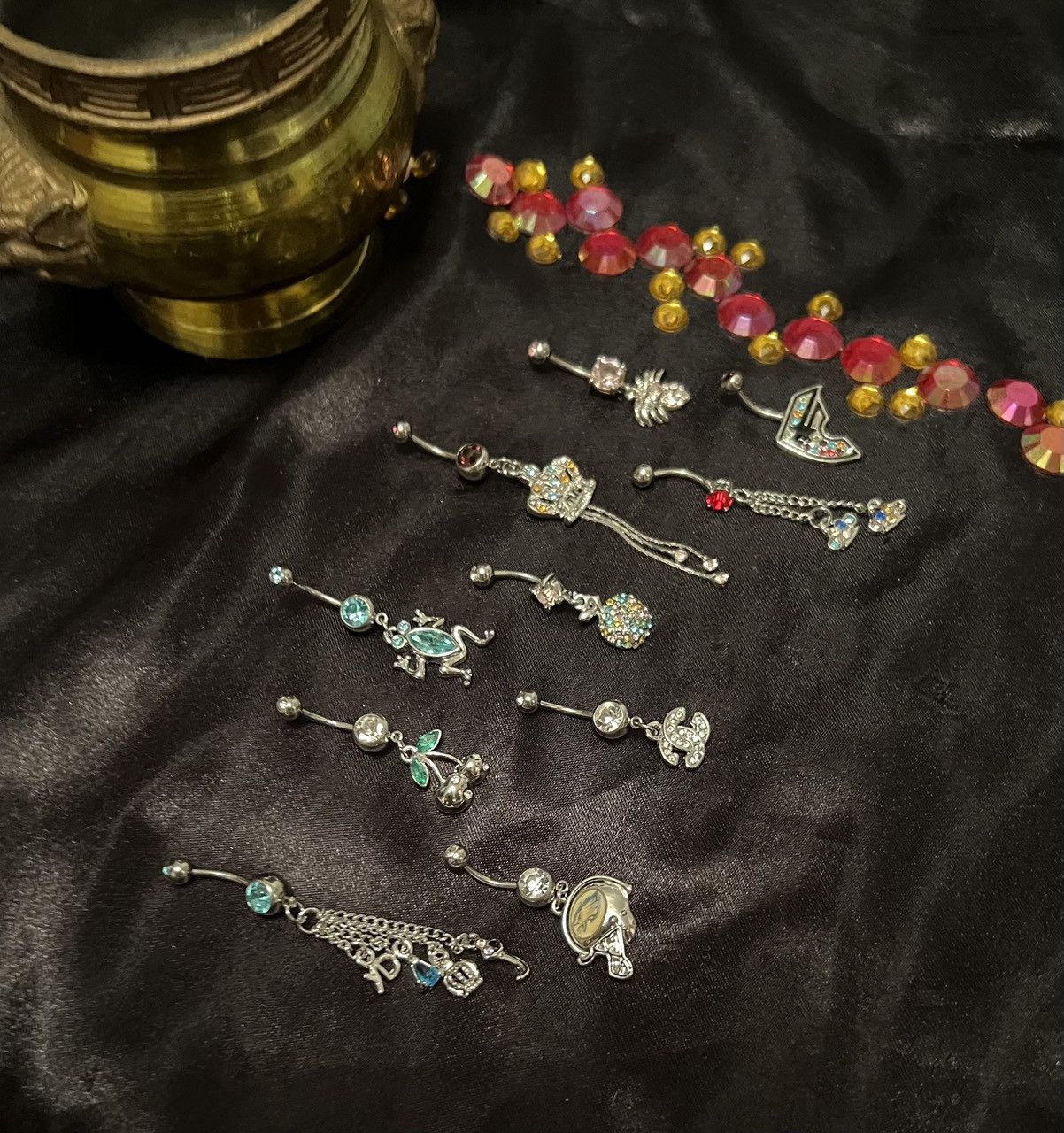Other 10 Piece Belly Button Rings Size ONE SIZE - 4 Thumbnail
