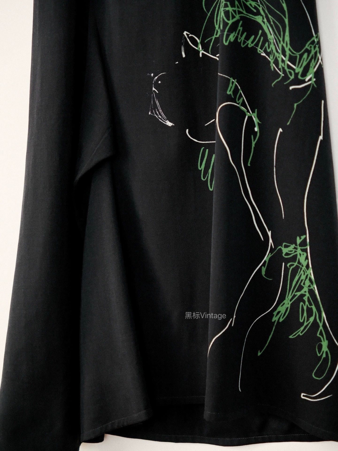 Yohji Yamamoto YohjiYamamoto20AWVintageAbstractAsymmetricSkirt Size 26" / US 2 / IT 38 - 7 Thumbnail