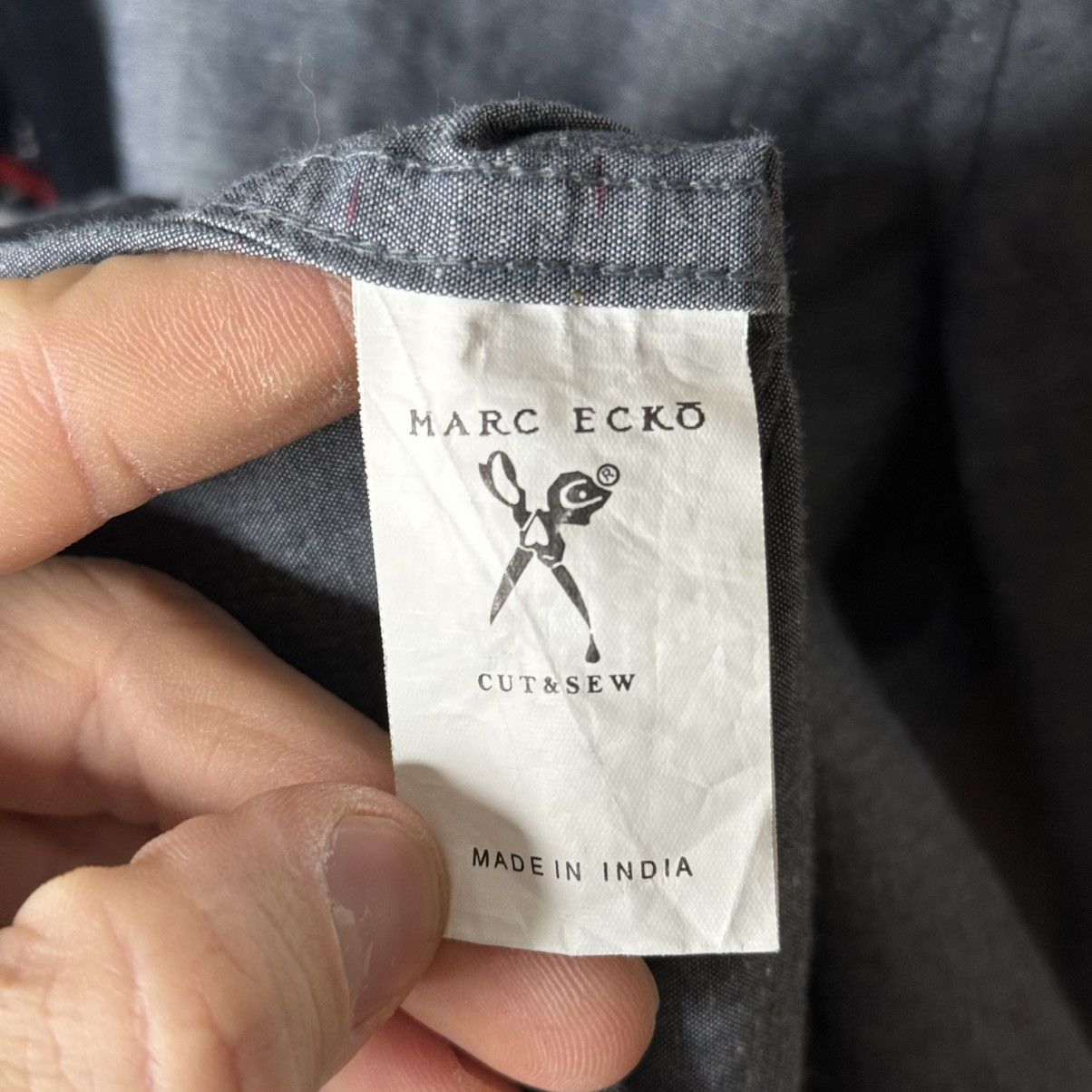 Marc Ecko Marc Ecko Cut & Sew Men’s Button-Up Shirt Plaid Trim Casual Size US L / EU 52-54 / 3 - 10 Thumbnail