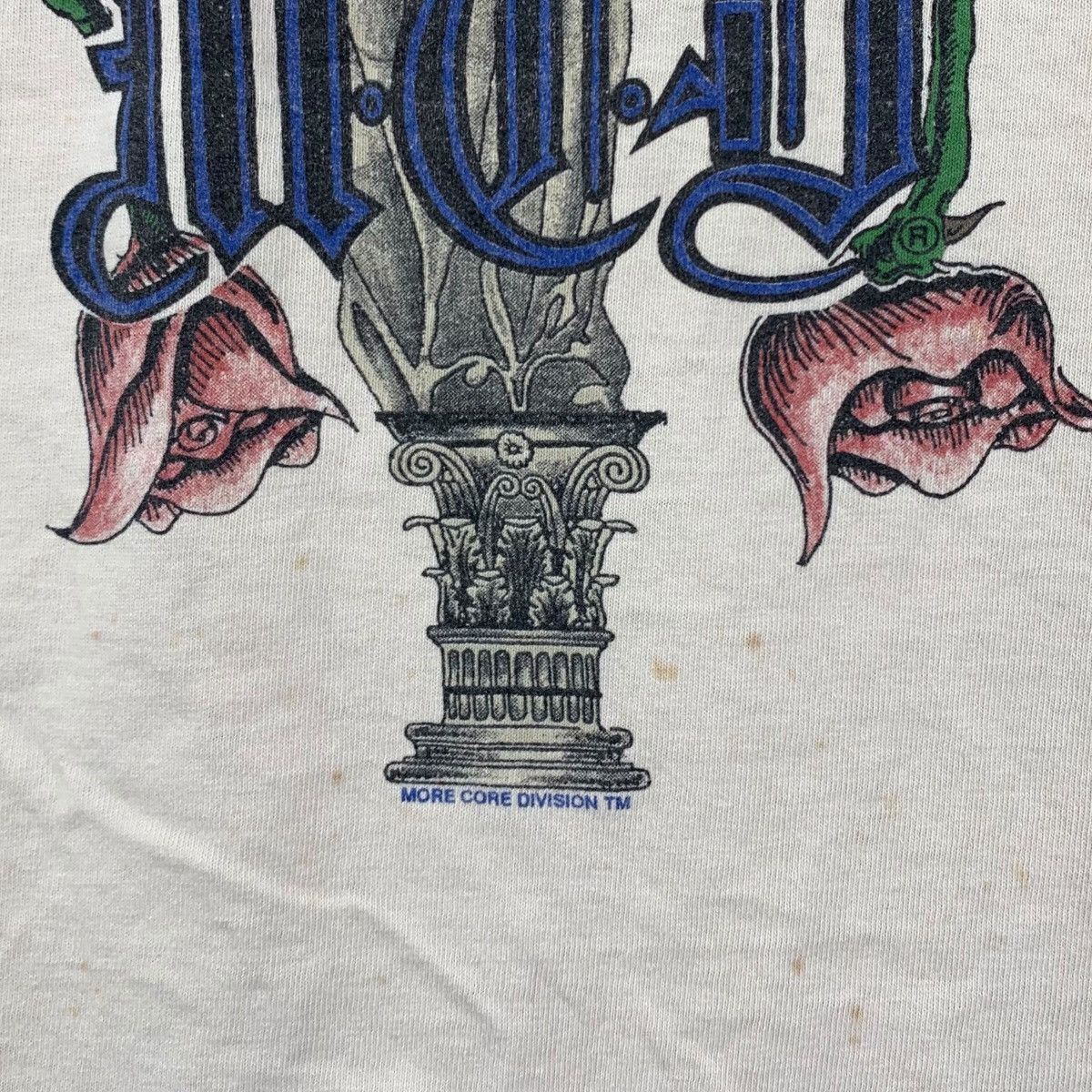 Vintage Vintage 80s MCD More Core Division Usa SurfDistressed Tshirt Size US M / EU 48-50 / 2 - 3 Thumbnail