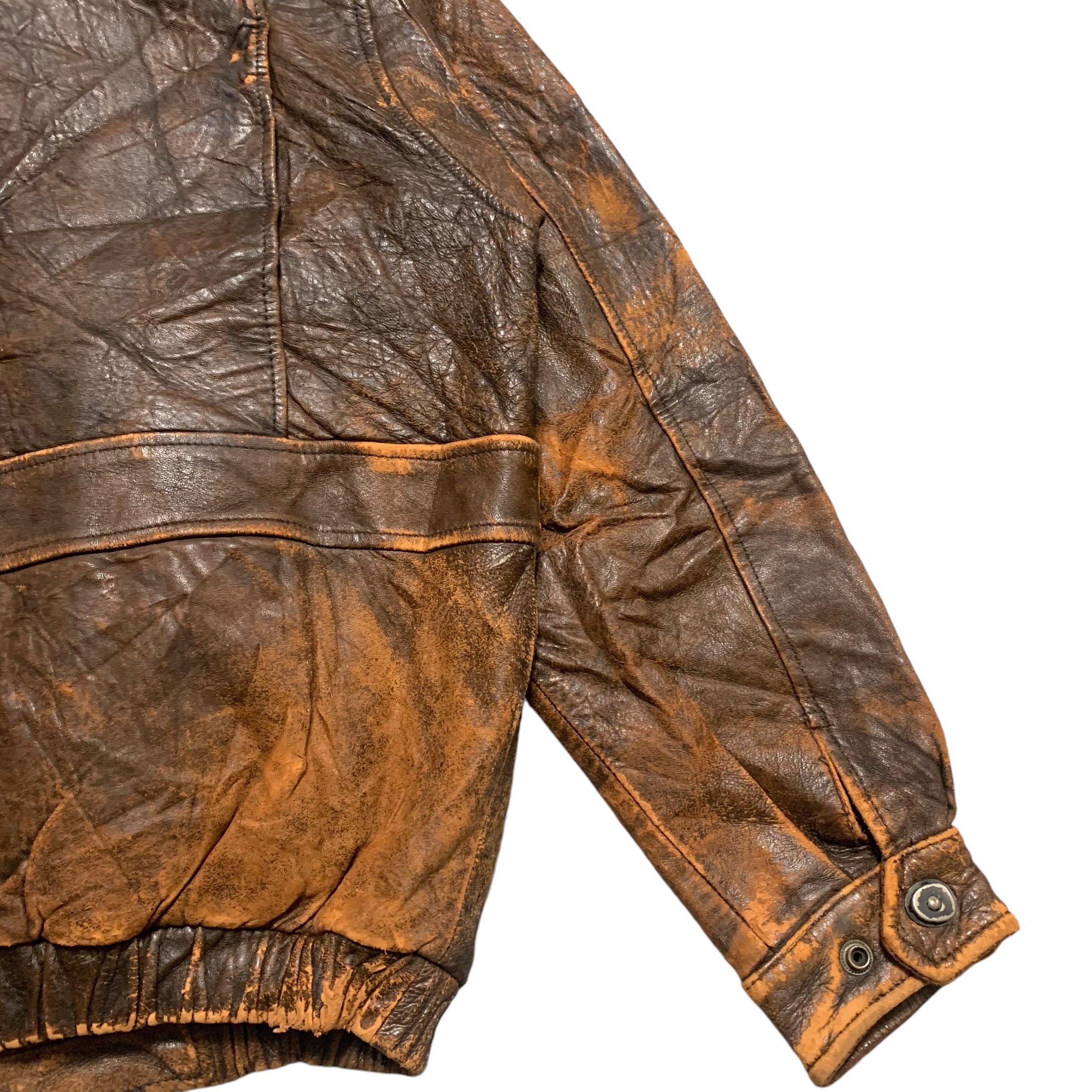 Harley Davidson Vintage Harley Davidson Motorcycle Leather Jacket Size US L / EU 52-54 / 3 - 12 Thumbnail