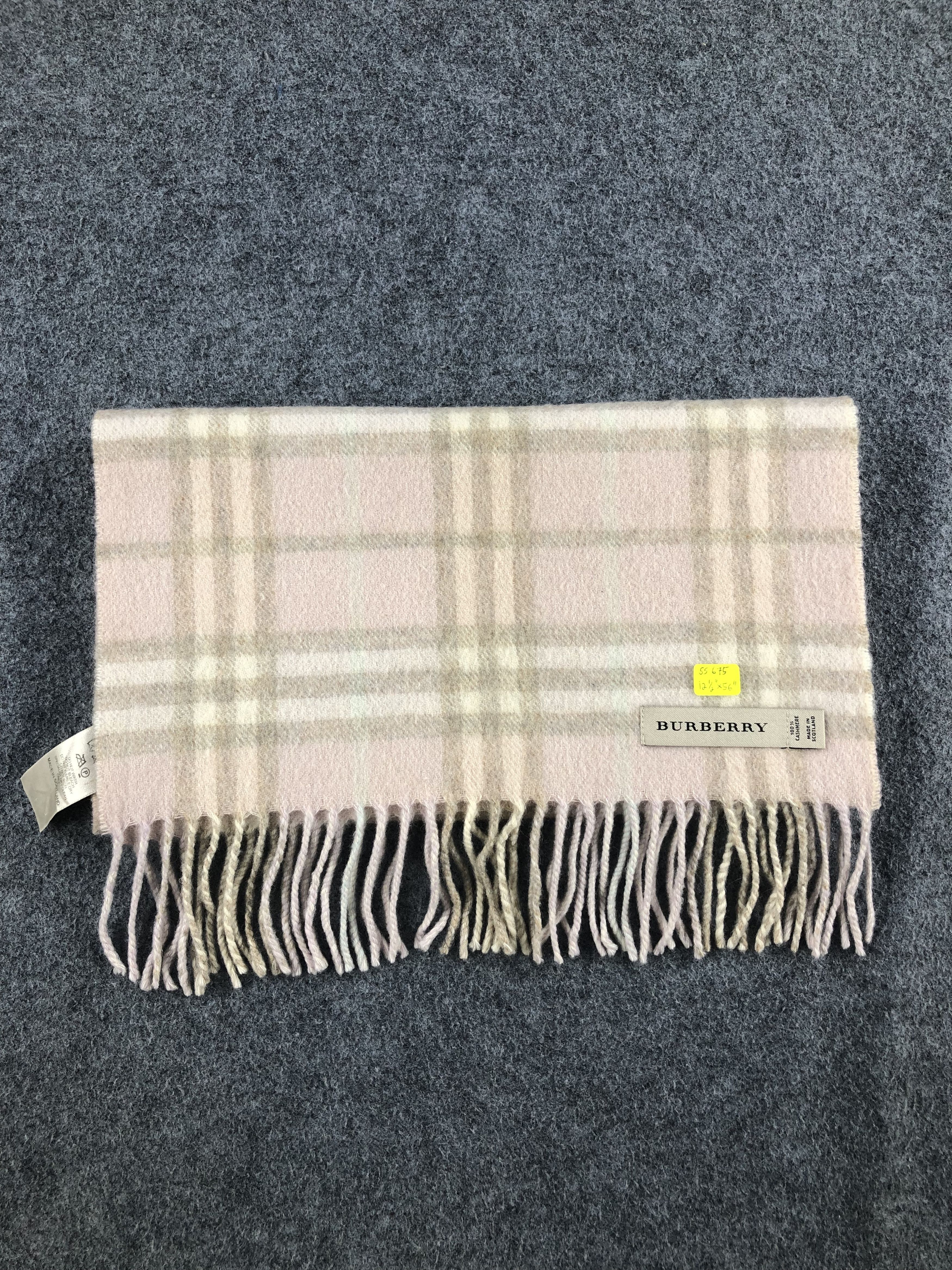 Burberry Burberry Cashmere Scarf / Muffler / Neckwear Size ONE SIZE - 7 Thumbnail