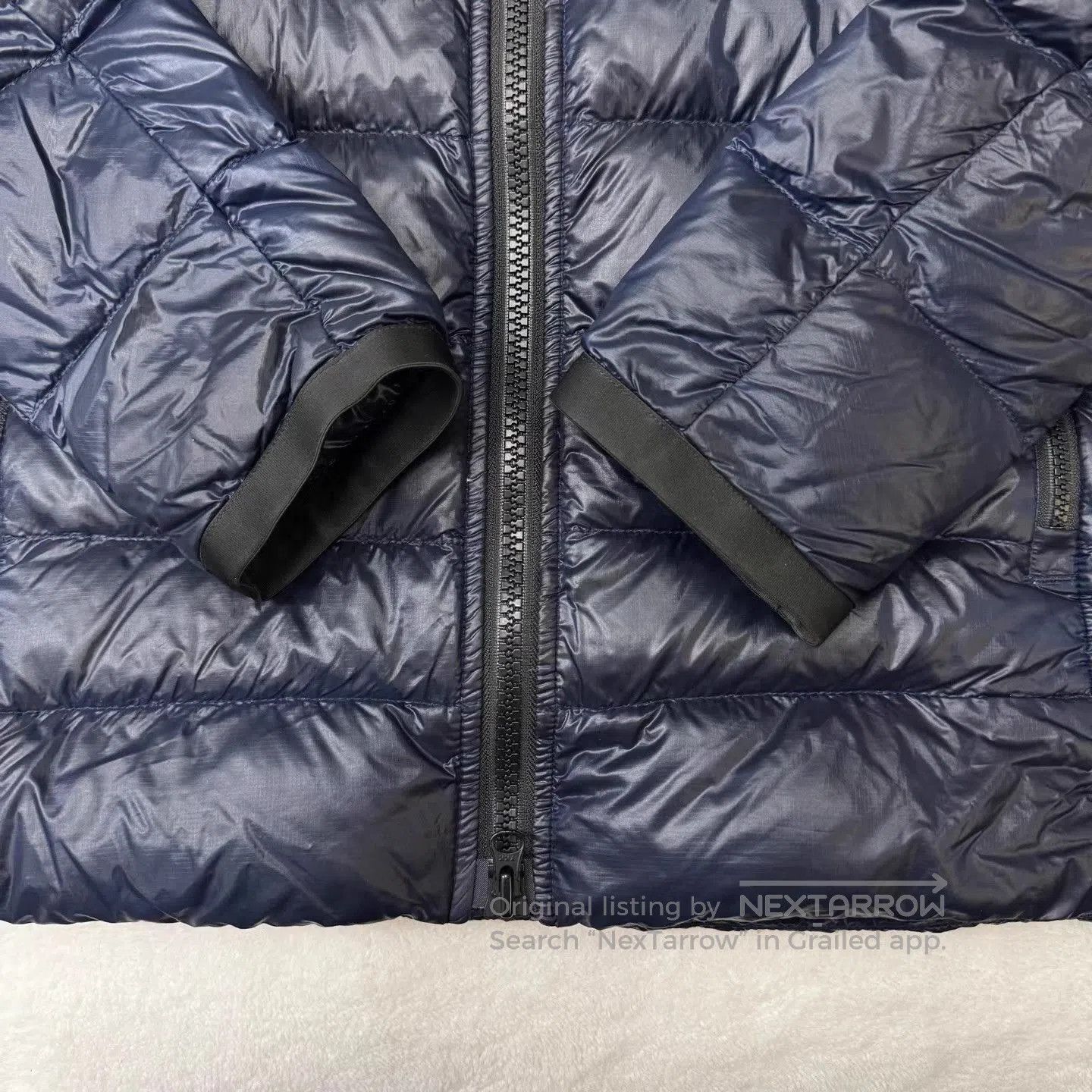 Canada Goose Blue Quilted Puffer Jacket with Zip Closure. Size US M / EU 48-50 / 2 - 4 Thumbnail