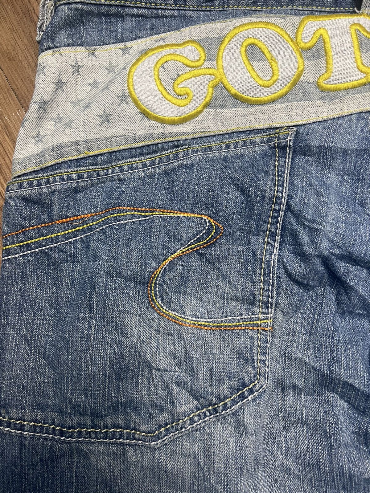 Gotcha GOTCHA Vintage Surfwear Denim Jeans Wide Leg Blue XXL (42) Size US 39 - 14 Thumbnail