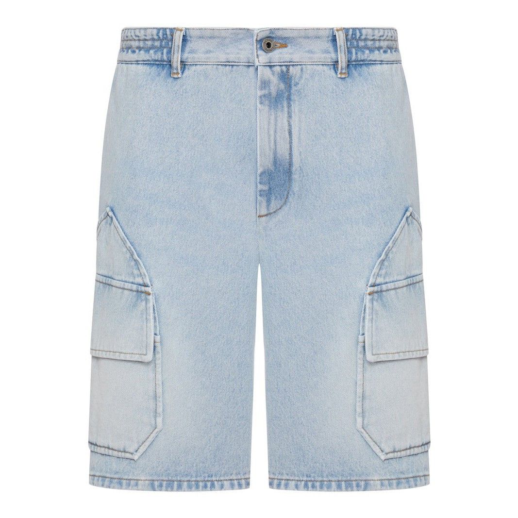 Loewe LOEWE Washed Blue Shorts New & Authentic (Men's size:US 30;) Size US 30 / EU 46 - 1 Preview