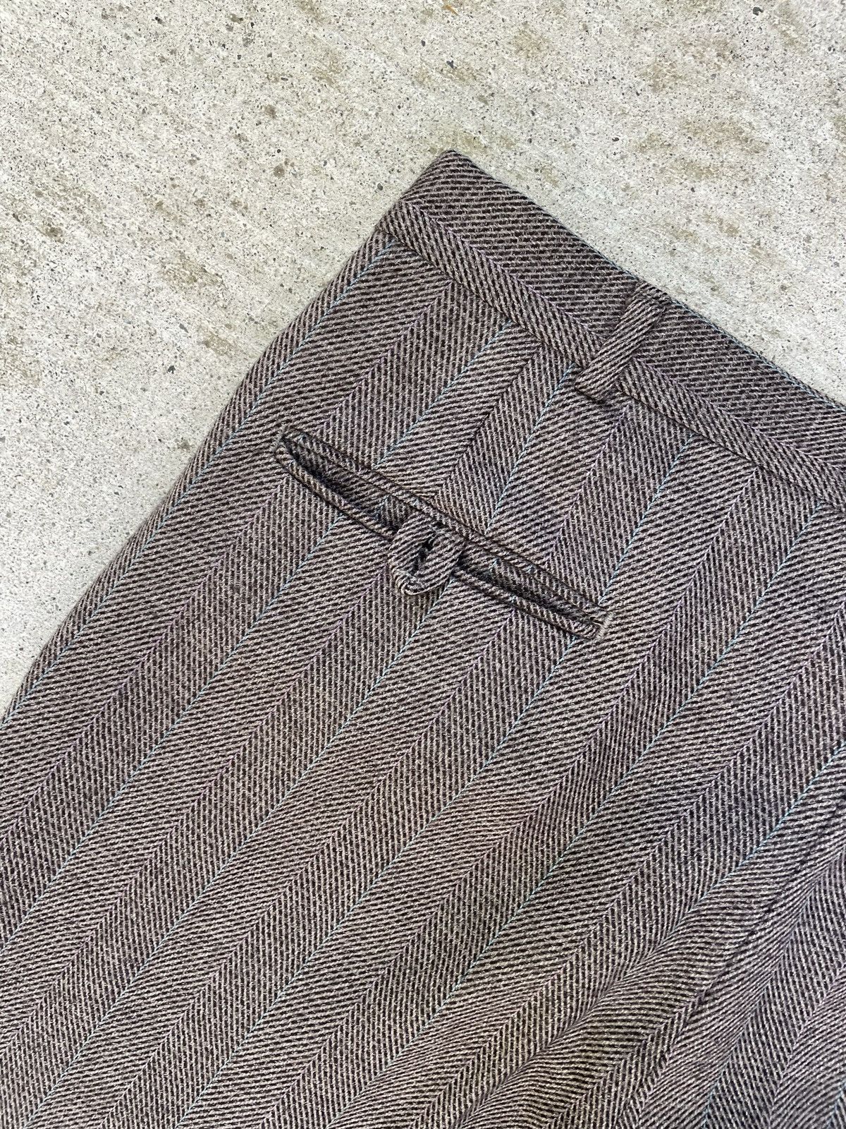 Nordstrom × Vintage Vintage Nordstrom Pleated Tweed Slacks Size US 36 / EU 52 - 8 Thumbnail