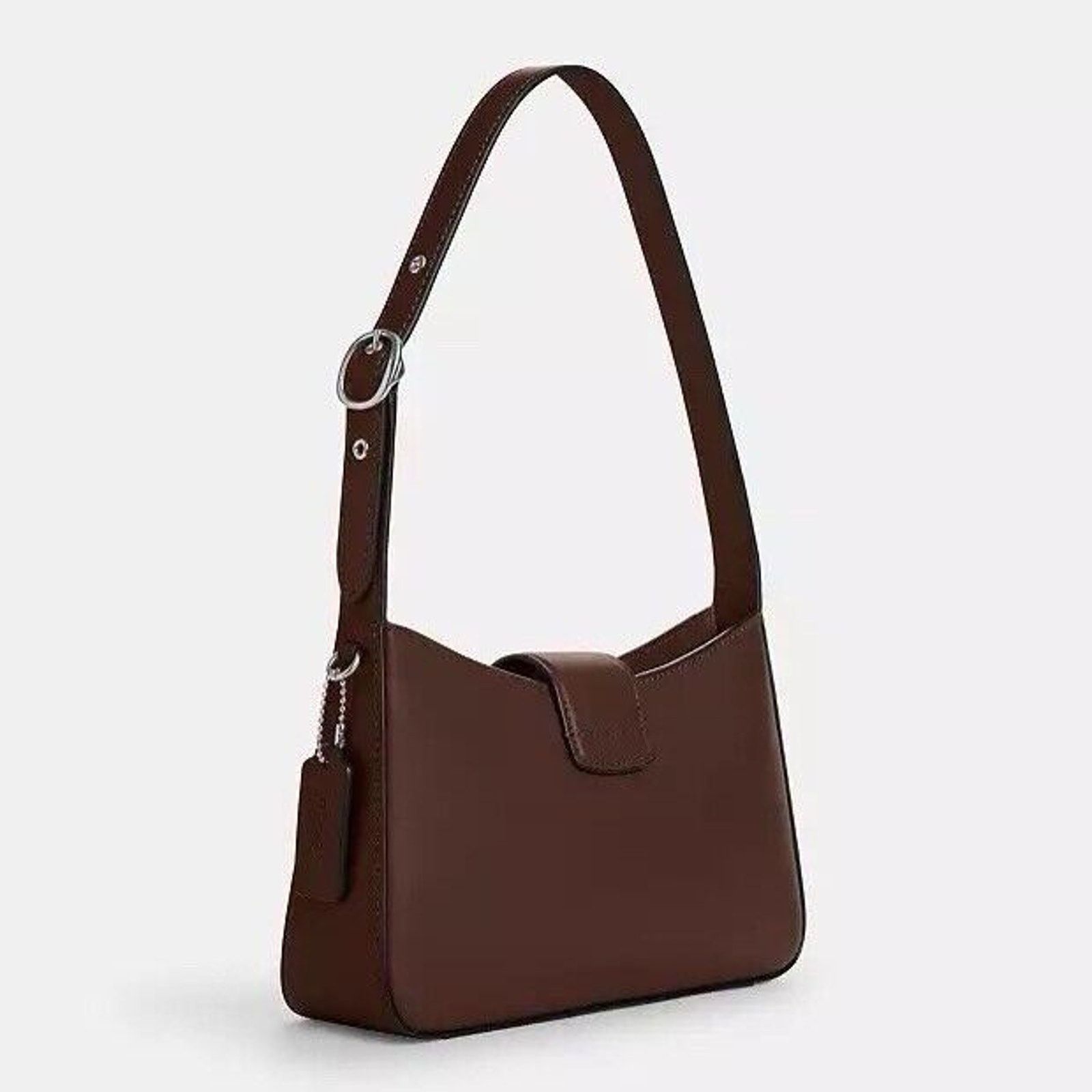 Coach NWT Coach CAA92 Eliza Shoulder Bag Closure Silver/Maple Size ONE SIZE - 6 Thumbnail
