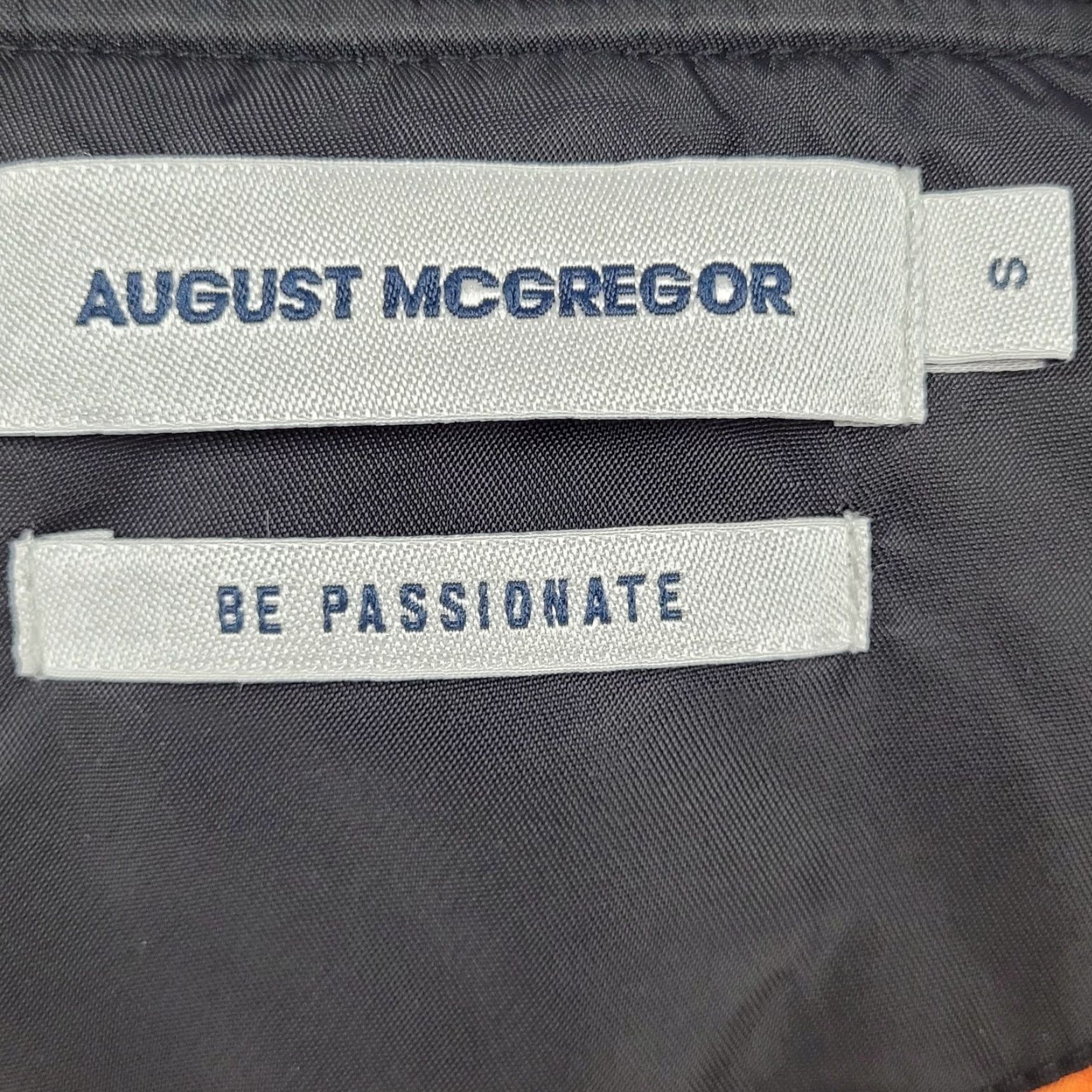 McGregor August Mcgregor Jacket Mens Black Nylon Full Zip Inner Pocket Bomber Size S Size US S / EU 44-46 / 1 - 3 Thumbnail