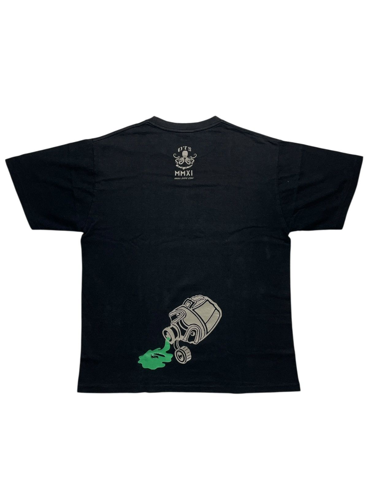 Bape Bape Drip Logo Faded Tshirt Size US L / EU 52-54 / 3 - 10 Thumbnail