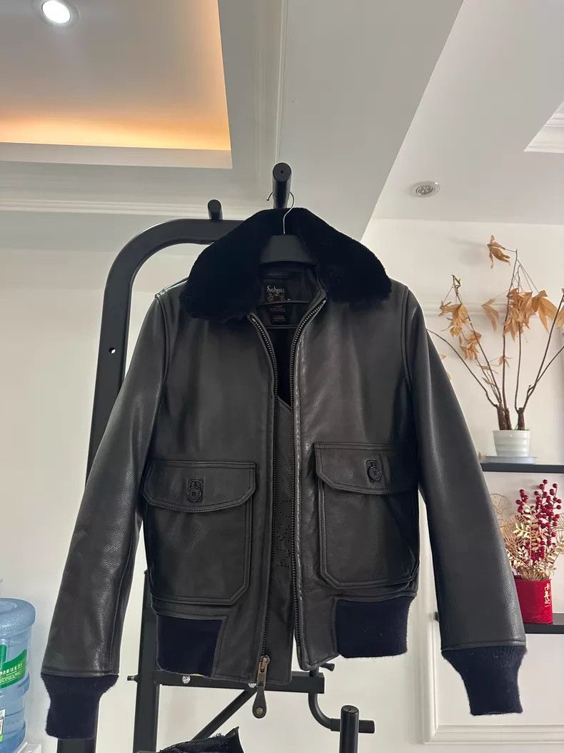 Schott Schott G1 bomber jacket Size US S / EU 44-46 / 1 - 1 Thumbnail