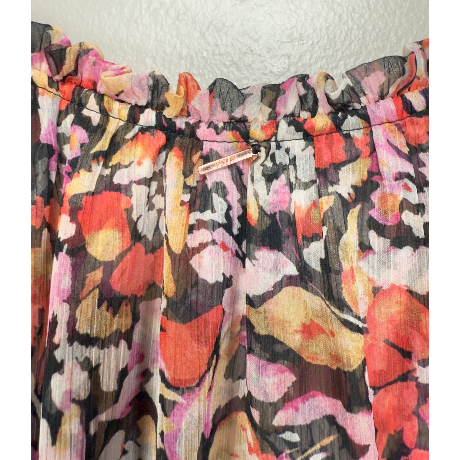 MISA Los Angeles NWT Misa Los Angeles Celina Red Fire Flora Dress Size XL Size XL / US 12-14 / IT 48-50 - 9 Thumbnail