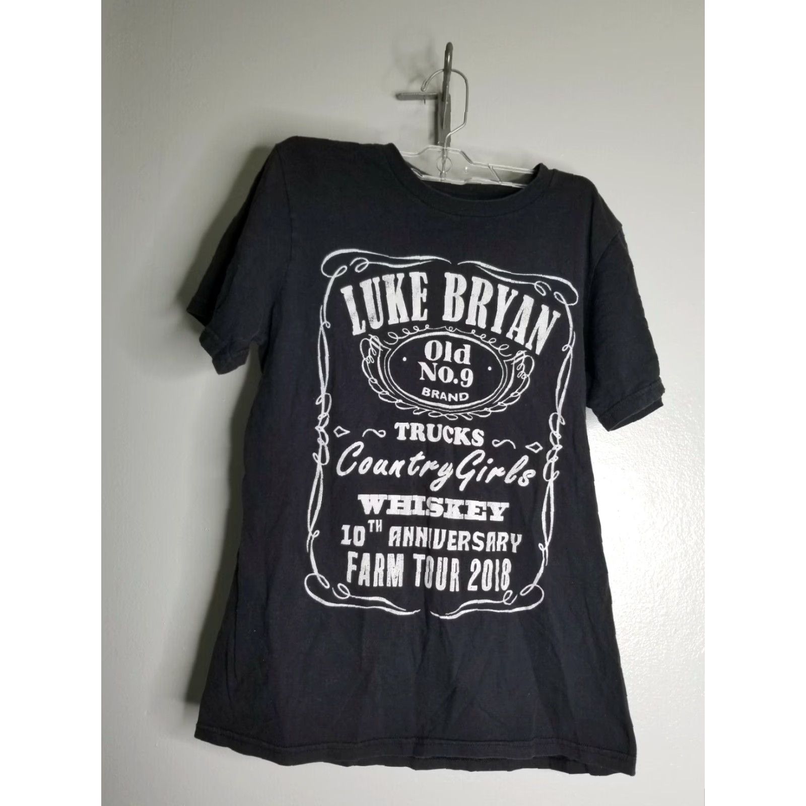 Doublet Rare Luke Bryan 2018 Farm Tour Double Sided T Shirt Black Concert Tee Suna Adults Shirt Short Sleeve Crew Neck 100% Cotton Graphic Tee Music Size US S / EU 44-46 / 1 - 2 Thumbnail