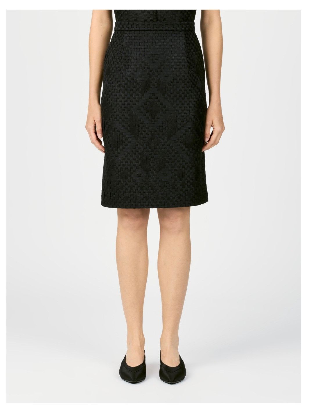 Loro Piana o1srvl11e0526 FAP3053 Blevio Mini Skirt in Black Size 27" / US 4 / IT 40 - 4 Thumbnail