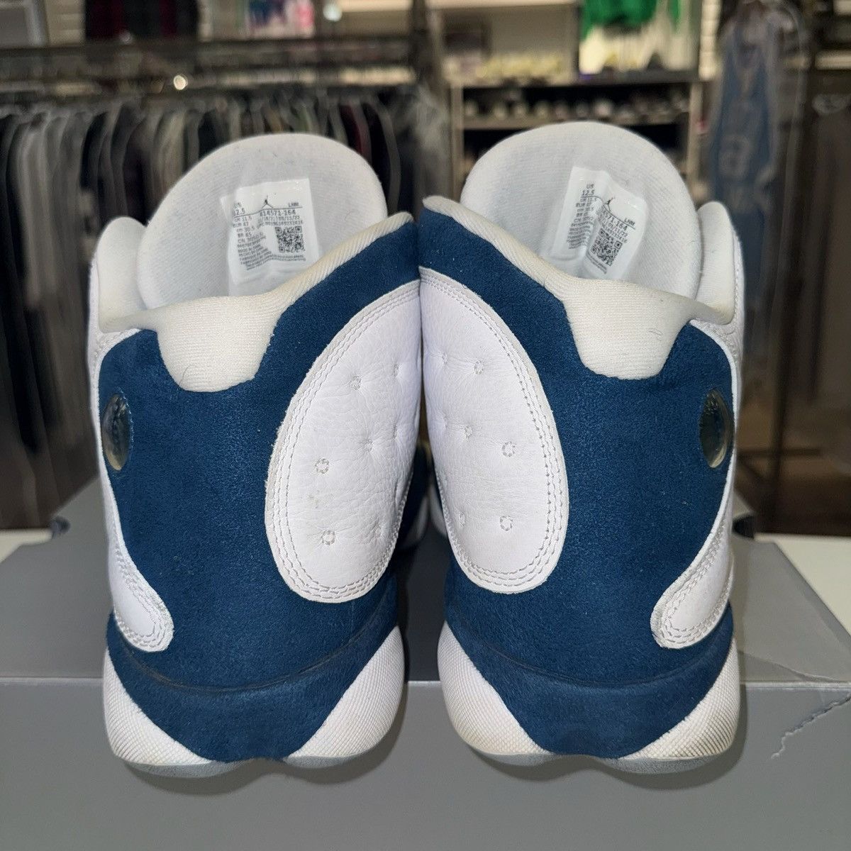 Jordan Brand Size 12.5 -Nike Air Jordan 13 Retro French Blue (414571-164) Size US 12.5 / EU 45-46 - 3 Thumbnail