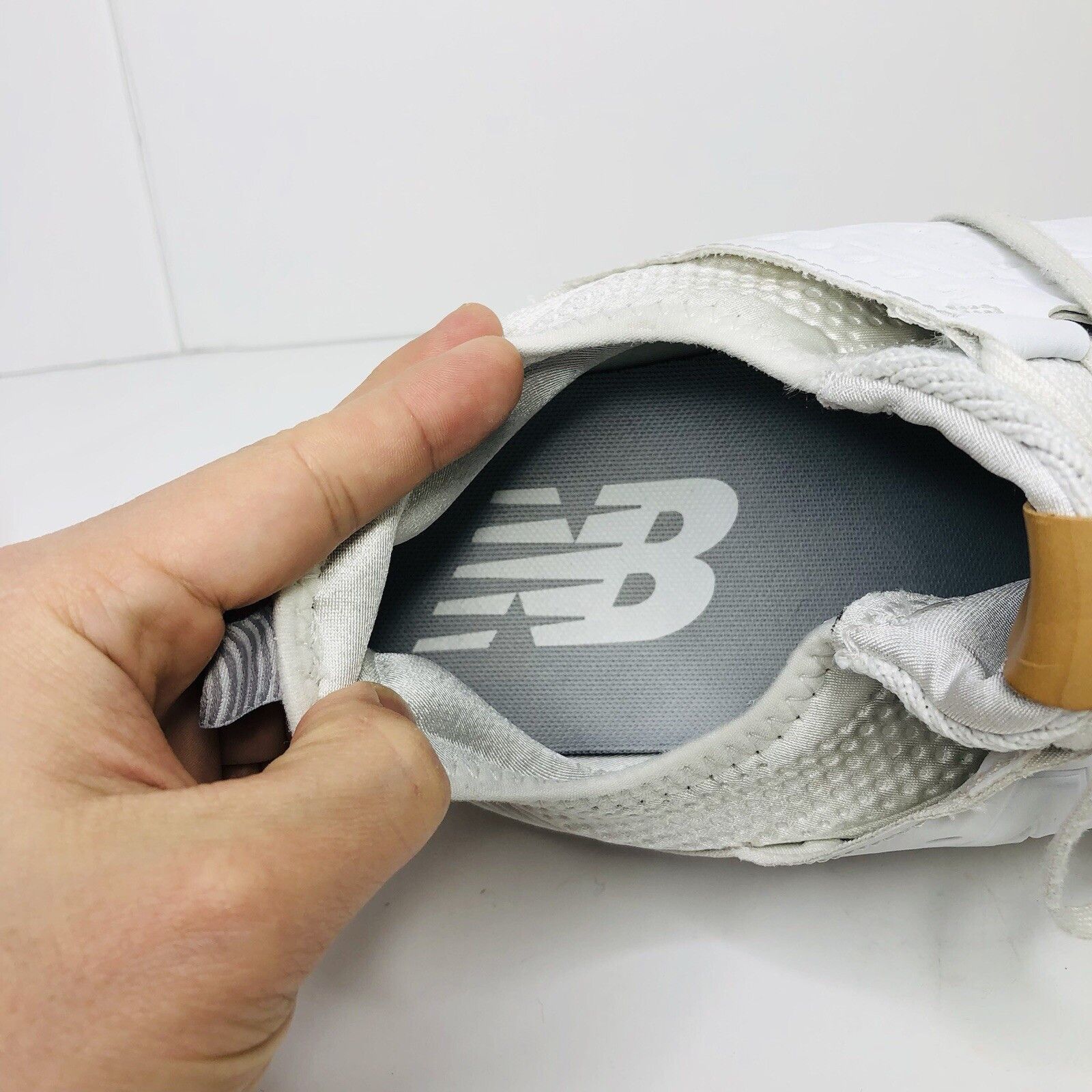New Balance NB Fresh Foam Cruz V1 White Athletic Sneakers 14 Castlerock Size US 14 / EU 47 - 11 Thumbnail