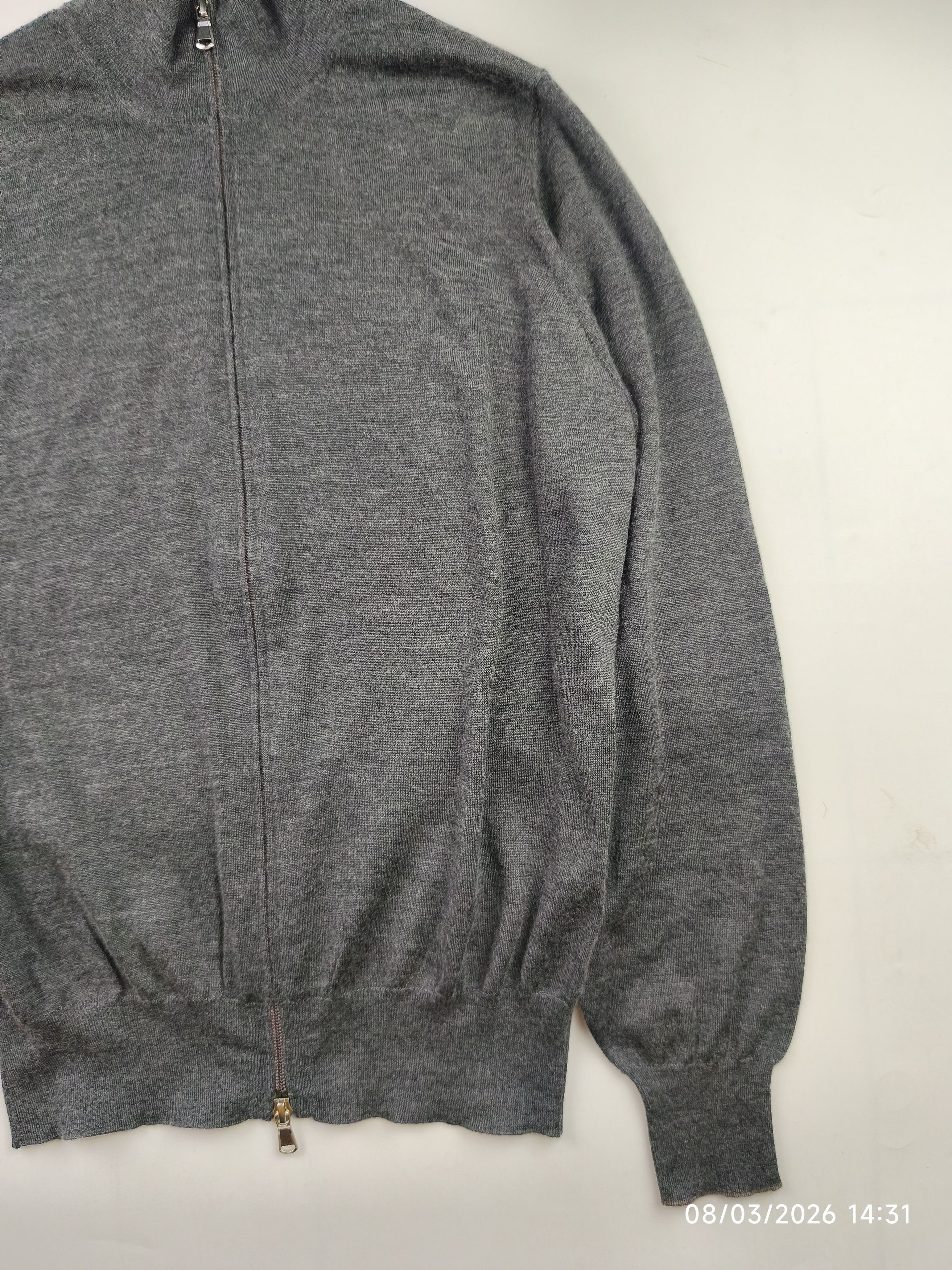 Brunello Cucinelli Brunello Cucinelli zip up cashmere cardigan Size US M / EU 48-50 / 2 - 5 Thumbnail