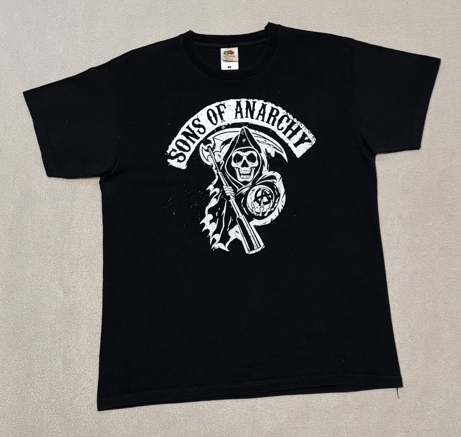 Fruit Of The Loom T-Shirt Sons of Anarchy 2008 Fruit of the Loom size L Size US L / EU 52-54 / 3 - 5 Thumbnail