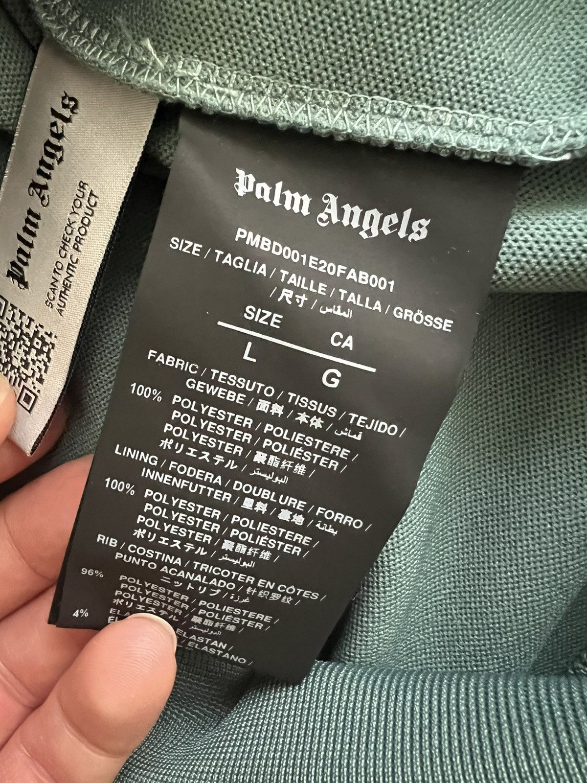 Palm Angels Palm Angels Tracksuit Top Light Zip-Up Jacket Windbreaker Size US M / EU 48-50 / 2 - 19 Thumbnail