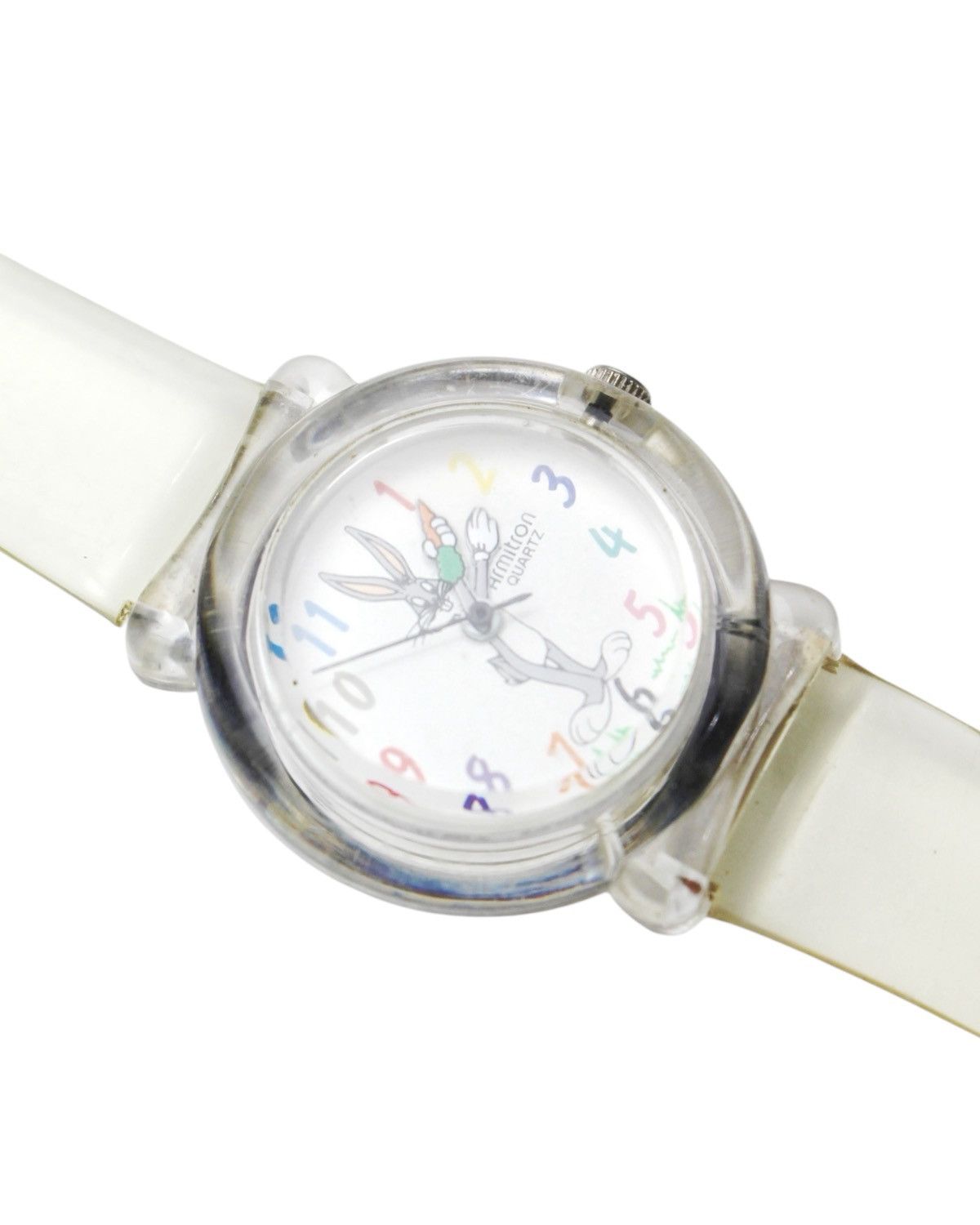 Cartoon Network × Vintage 1990S ARMITRON BUGS BUNNY QUARTZ WATCH – CLEAR CASE & STRAP Size ONE SIZE - 5 Thumbnail