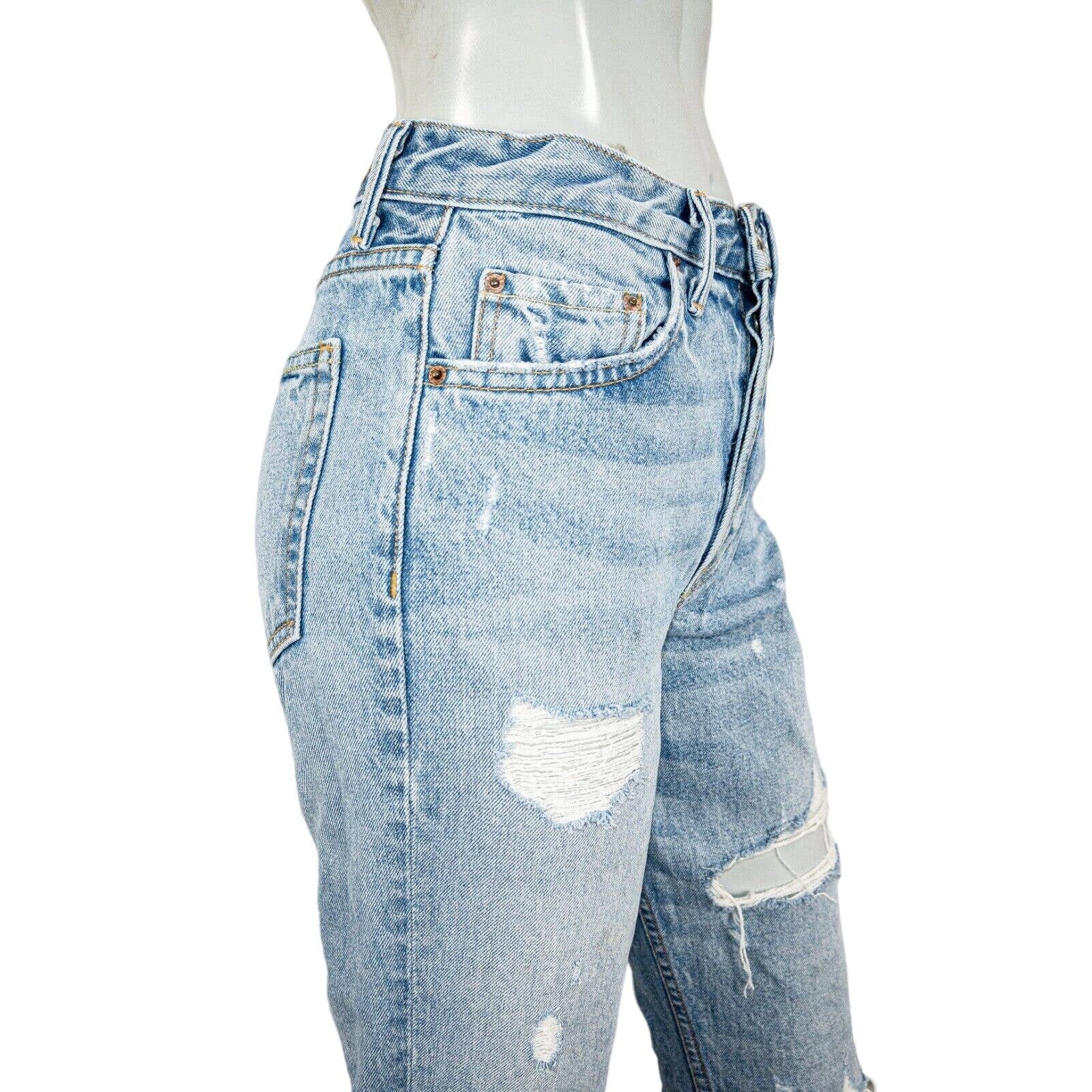GRLFRND GRLFRND Karolina High Rise Straight Crop Jeans more love Size 26" / US 2 / IT 38 - 11 Thumbnail