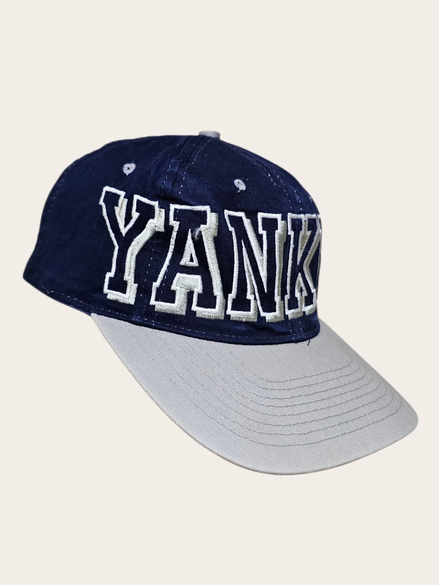 New York Yankees New York Yankees Big Logo Spellout Hat Size ONE SIZE - 2 Thumbnail