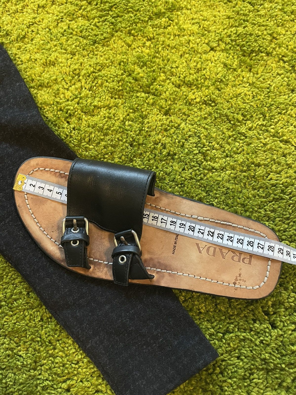 Prada Prada avant garde leather sandals flip flops Size US 9.5 / EU 42-43 - 8 Thumbnail