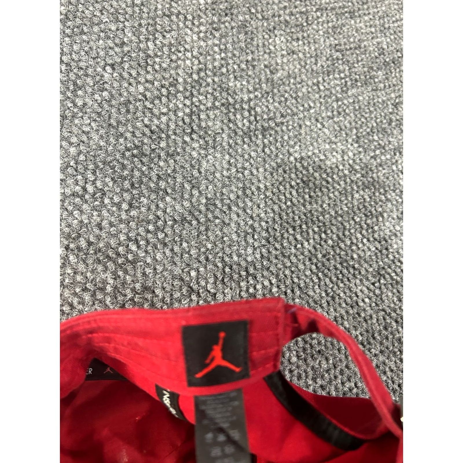 Jordan Brand Jordan Baseball Cap Mens One Size Red Jumpman Logo Adjustable Dad Cap Sports Cotton Canvas Spring Summer Men Womens Boys Girls Size ONE SIZE - 7 Thumbnail