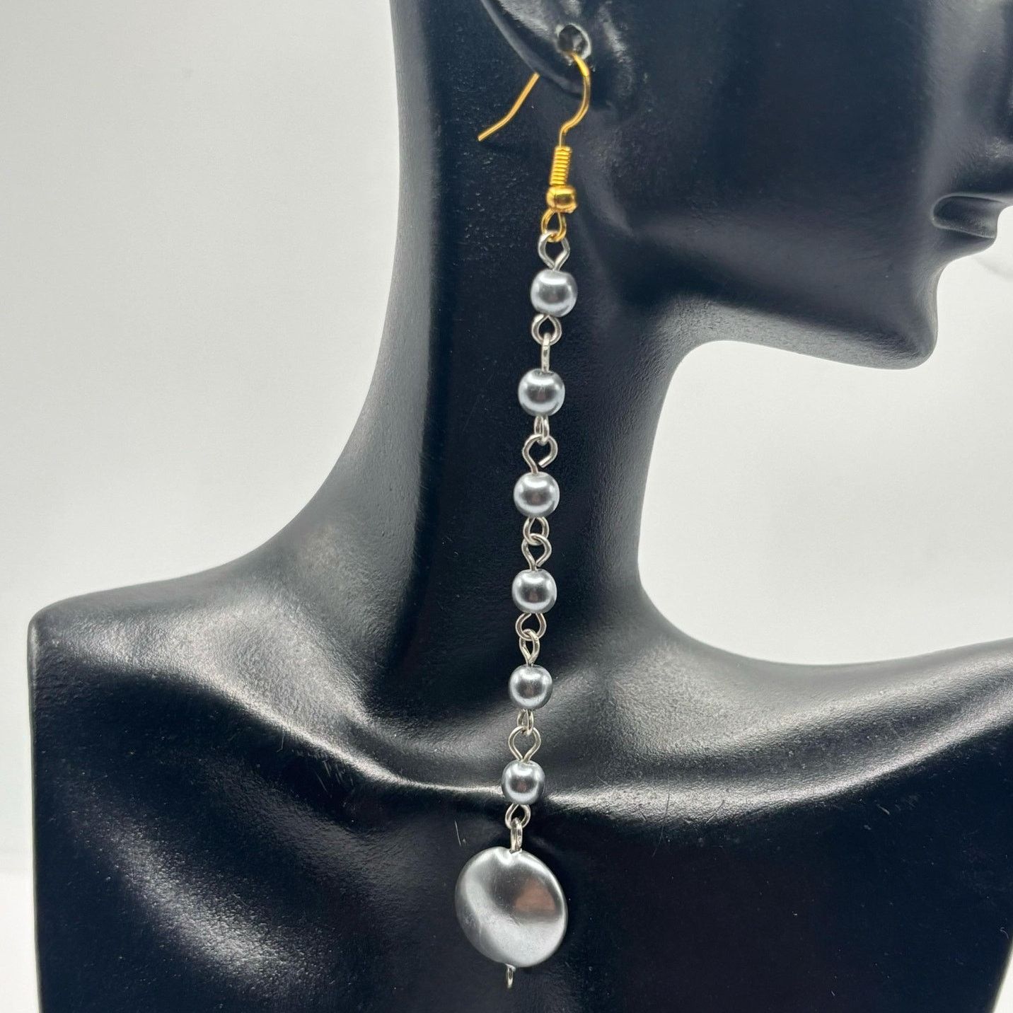 Other Silver & Gold Pearl Earrings Size ONE SIZE - 1 Thumbnail