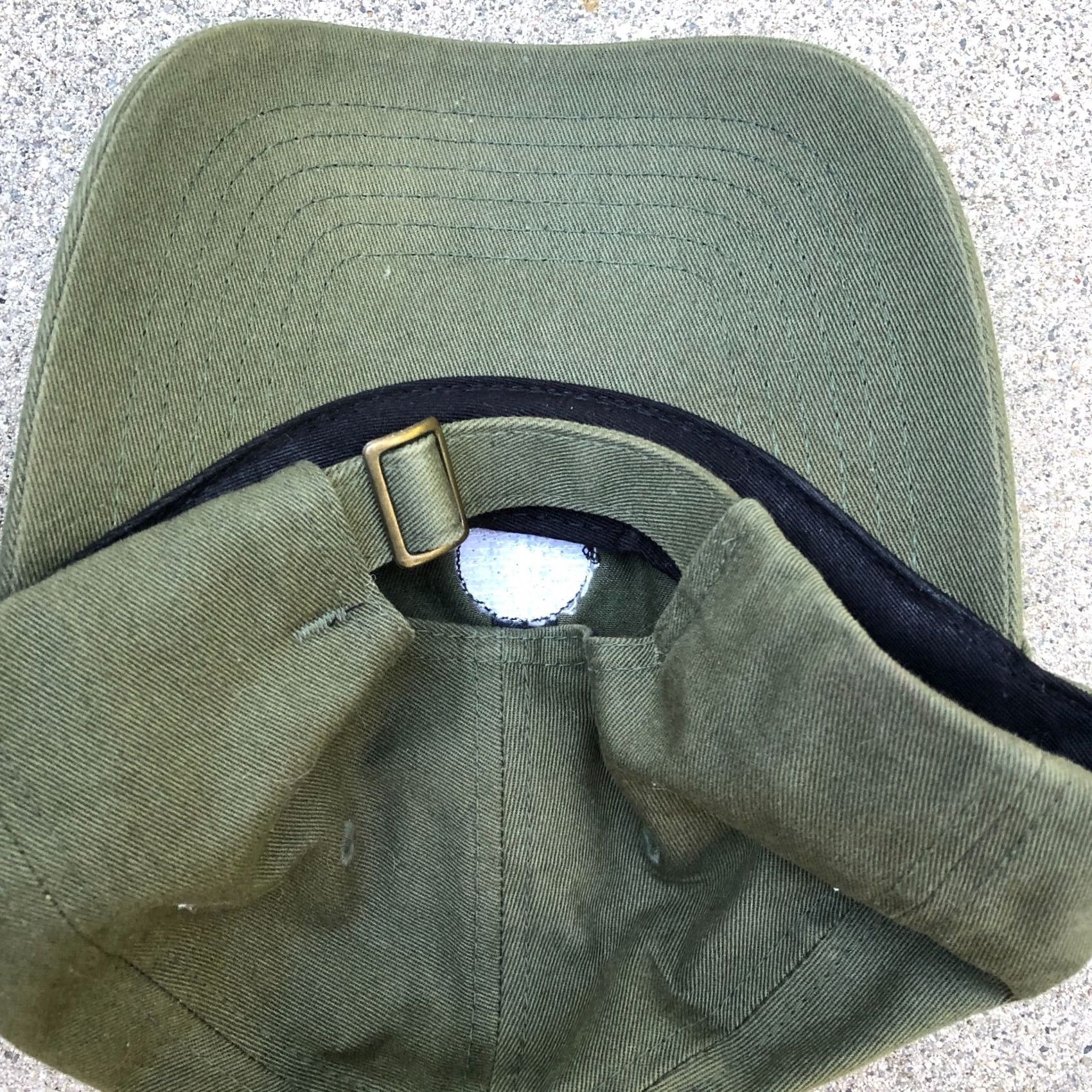 Brixton BRIXTON MFG CO Strapback Hat Men One Size Green Adjustable Cap Baseball Size ONE SIZE - 4 Thumbnail