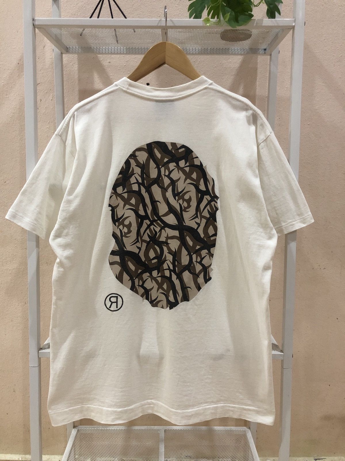 Bape RARE OG Vintage 2005 Tribal Camo Big Ape Head Mirror Print Size US L / EU 52-54 / 3 - 2 Thumbnail