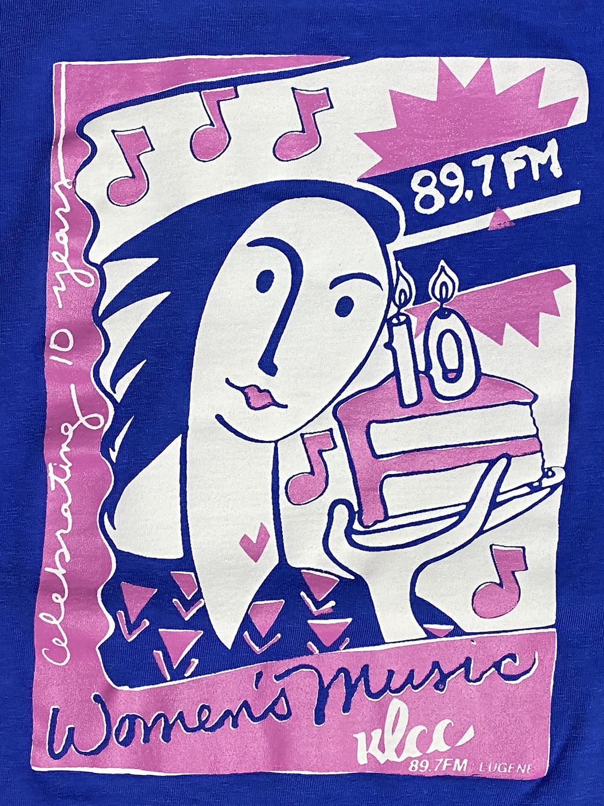 Vintage 89.7 KLCC Eugene OR radio Onieta t shirt (sz M) Size US M / EU 48-50 / 2 - 5 Thumbnail