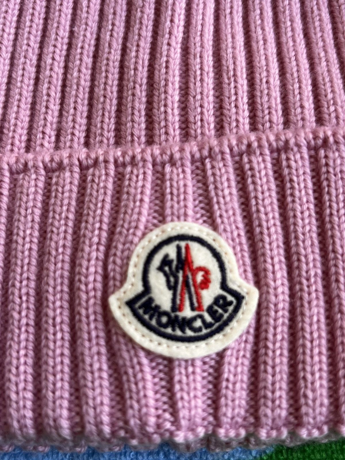 Moncler Moncler Berretto Tricot Pom Pom Beanie pink logo hat cap cuf Size ONE SIZE - 12 Thumbnail
