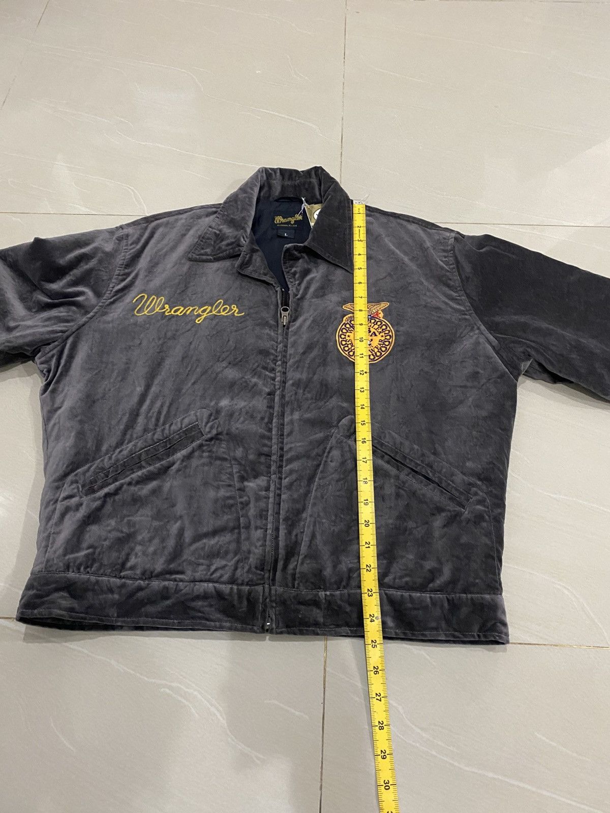 Wrangler Wrangler Texas Usa FFA Style Brown Velvet Jacket Size US L / EU 52-54 / 3 - 7 Thumbnail