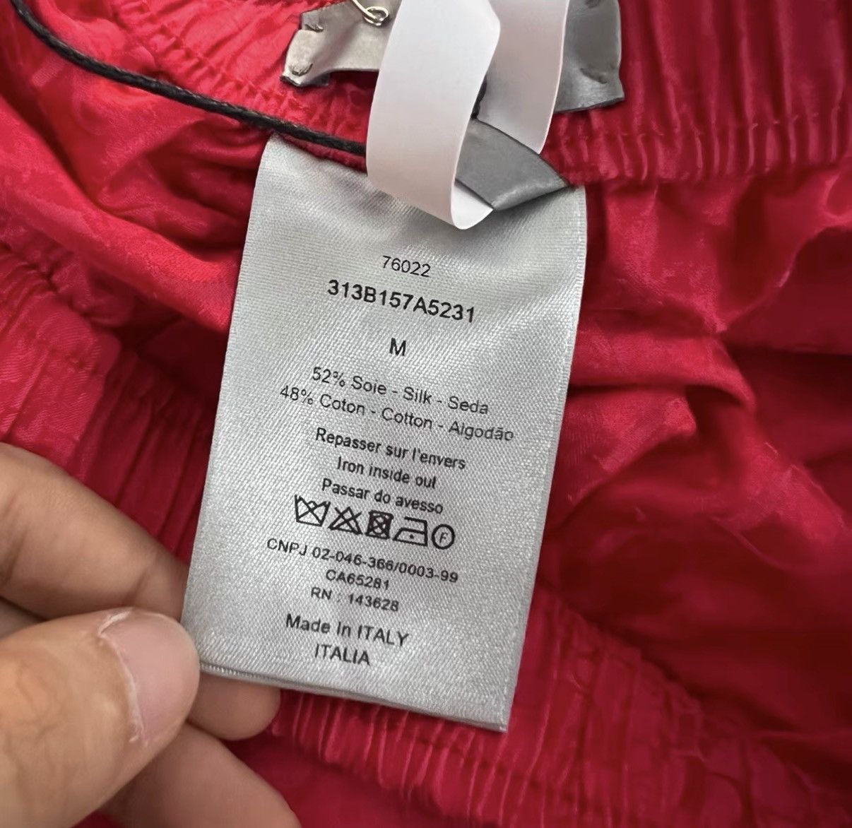 Dior Dior Red All-over Monogram Shorts J41 Size US 34 / EU 50 - 4 Thumbnail