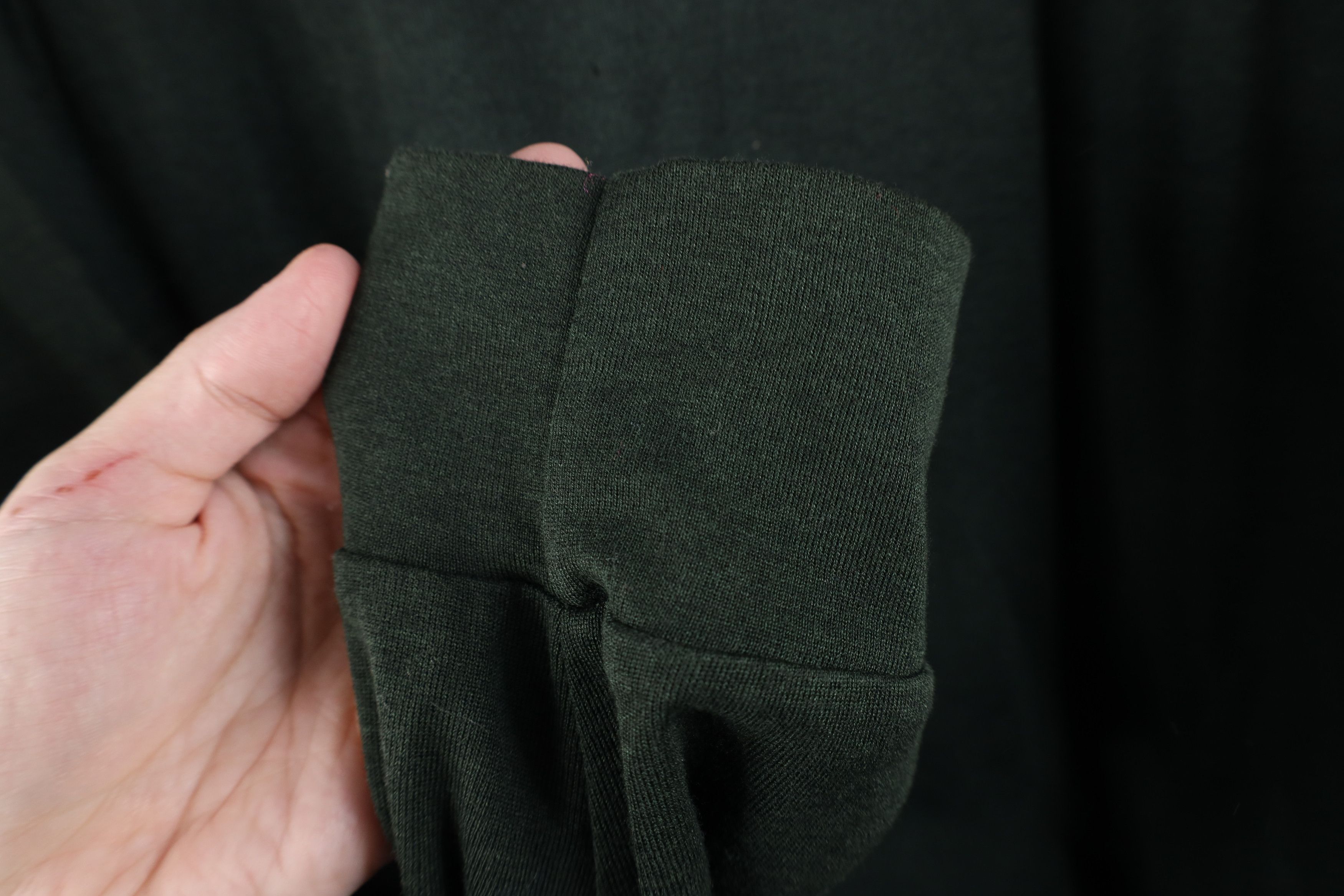 Ralph Lauren × Vintage Vintage 90s Ralph Lauren Knit Long Sleeve Polo Dark Green Size US XL / EU 56 / 4 - 7 Thumbnail