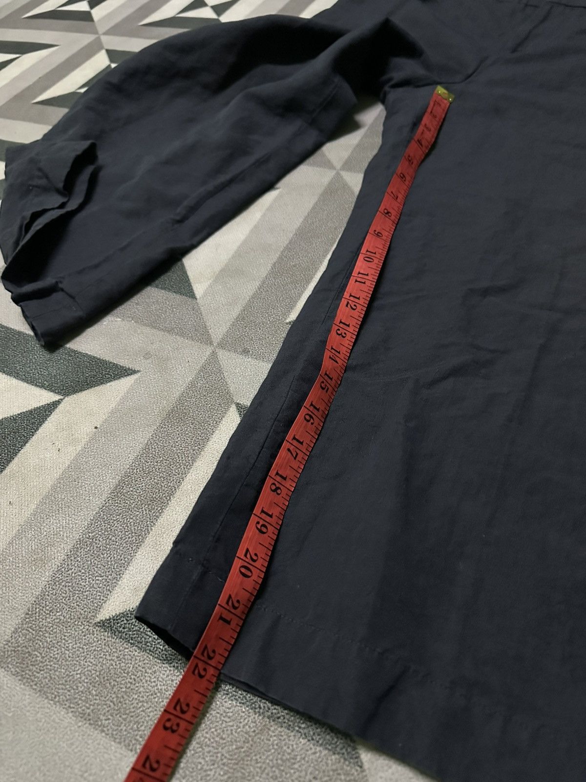 Margaret Howell Margaret howell Women's Linen Blend Crop Wide Pants in black Size 29" - 11 Thumbnail
