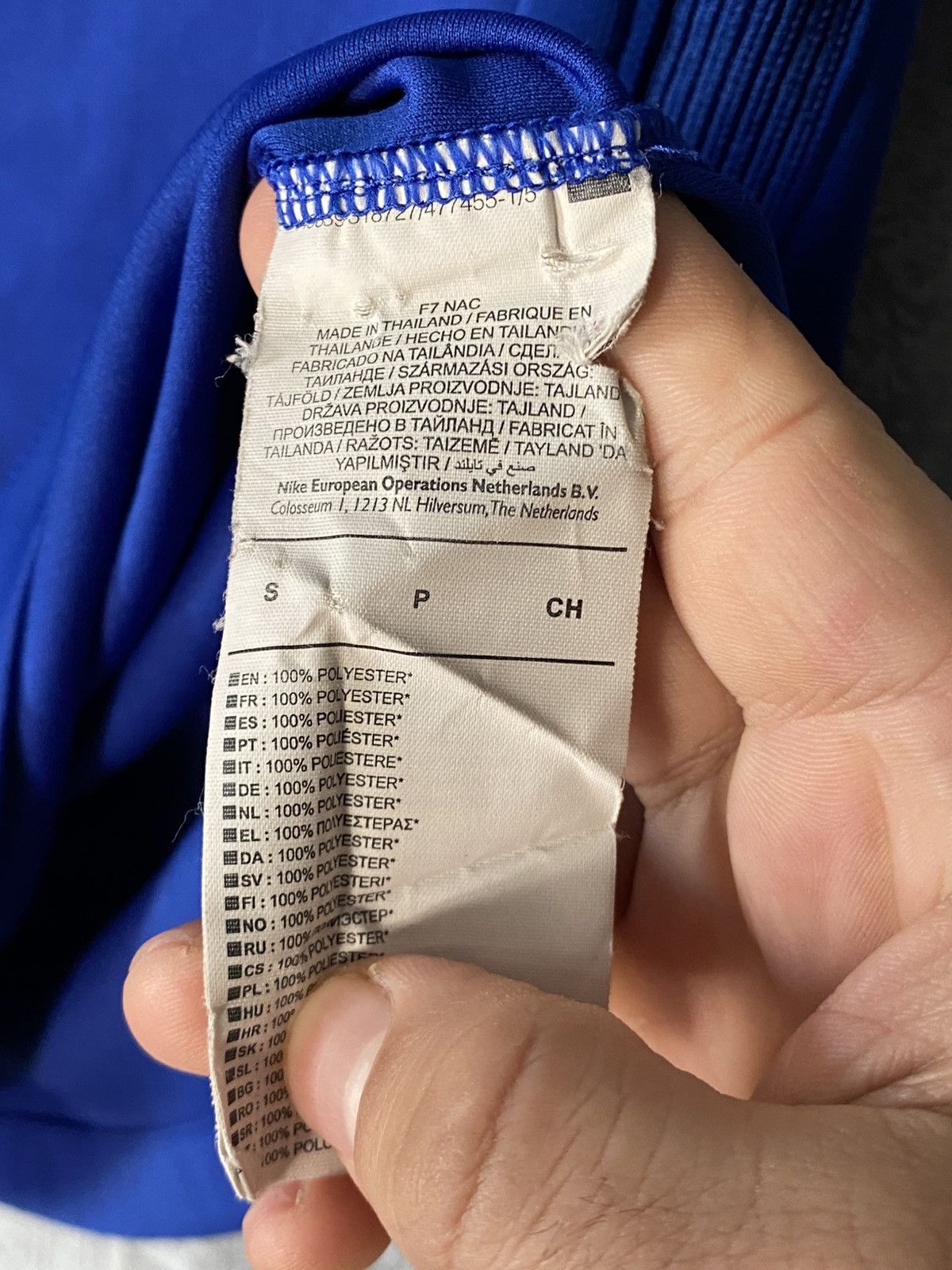 Nike 2017 Chelsea Nike a Soccer Jersey Home Yokohama Type Size US S / EU 44-46 / 1 - 4 Thumbnail