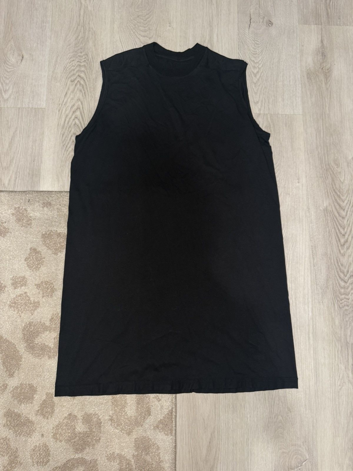 Pre-owned Rick Owens Drkshdw F/w 2016 One Size Tank Top!! In Black