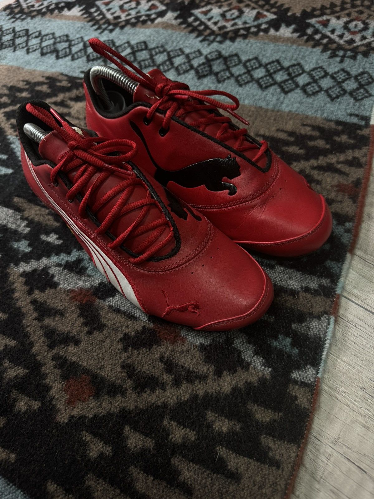 Ferrari × Puma Puma Ferrari Drift Cat III Leather Shoes Sneakers Size US 8.5 / EU 41-42 - 3 Thumbnail