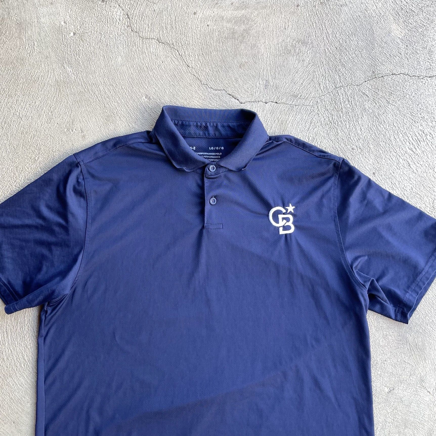 Under Armour Under Armour Shirt Men Large Blue Short Sleeve Polo Stretch The Performance Golf Size US L / EU 52-54 / 3 - 2 Thumbnail