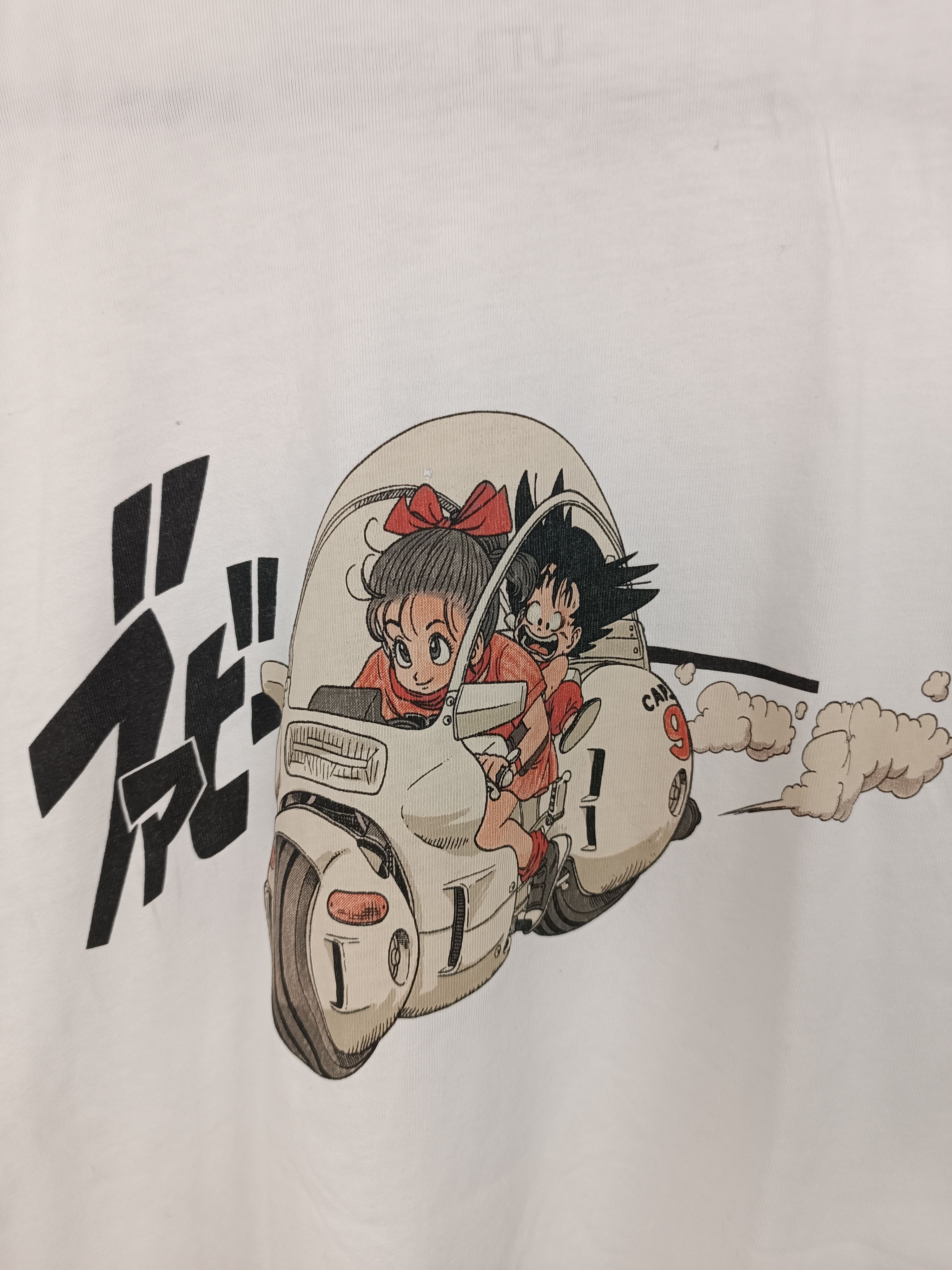 Anime VINTAGE DRAGON BALL GOKU BULMA ANIME TEE one piece bleach Size US M / EU 48-50 / 2 - 17 Thumbnail