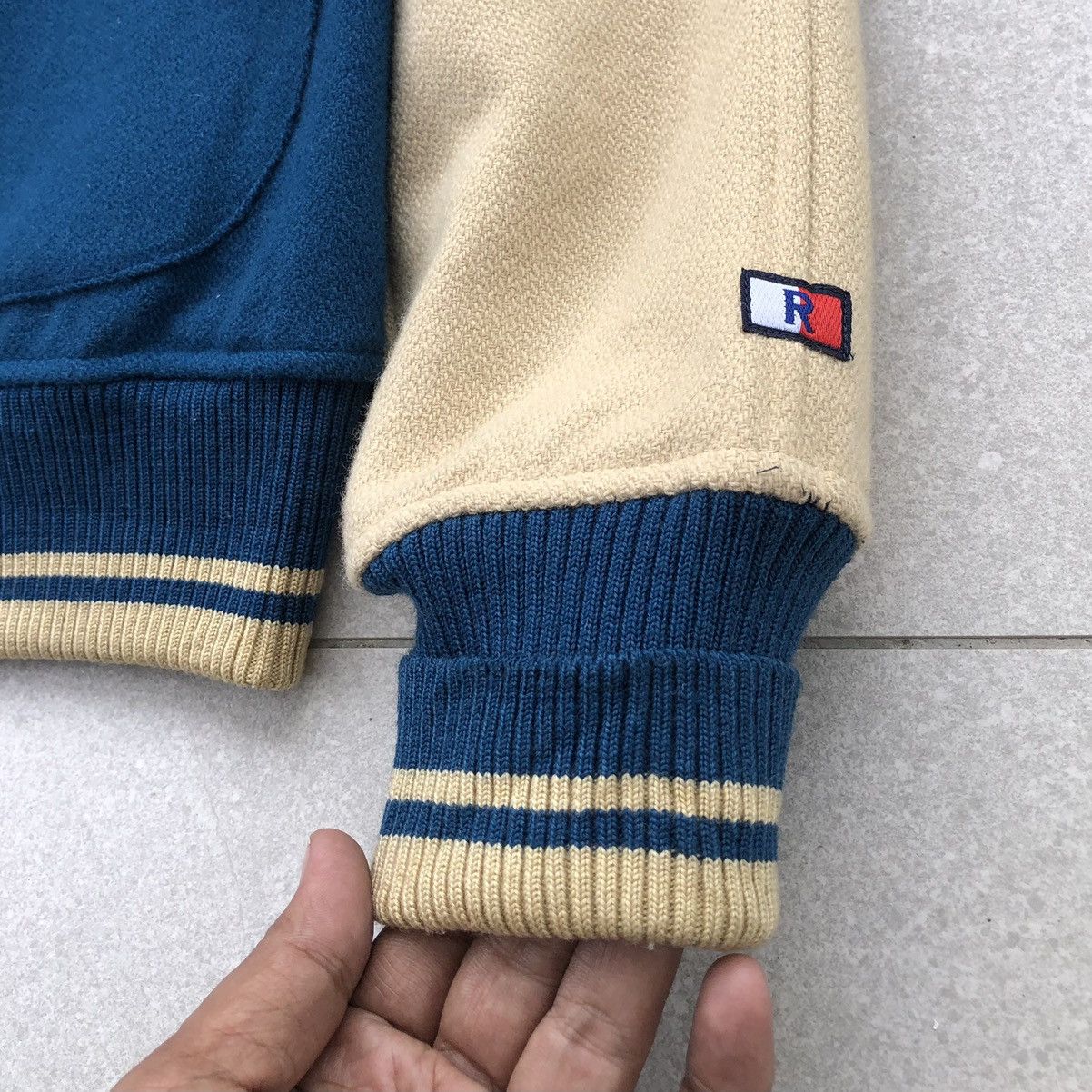 Vintage Vintage REGATTA Club Wool Varsity Jacket Size US M / EU 48-50 / 2 - 13 Thumbnail