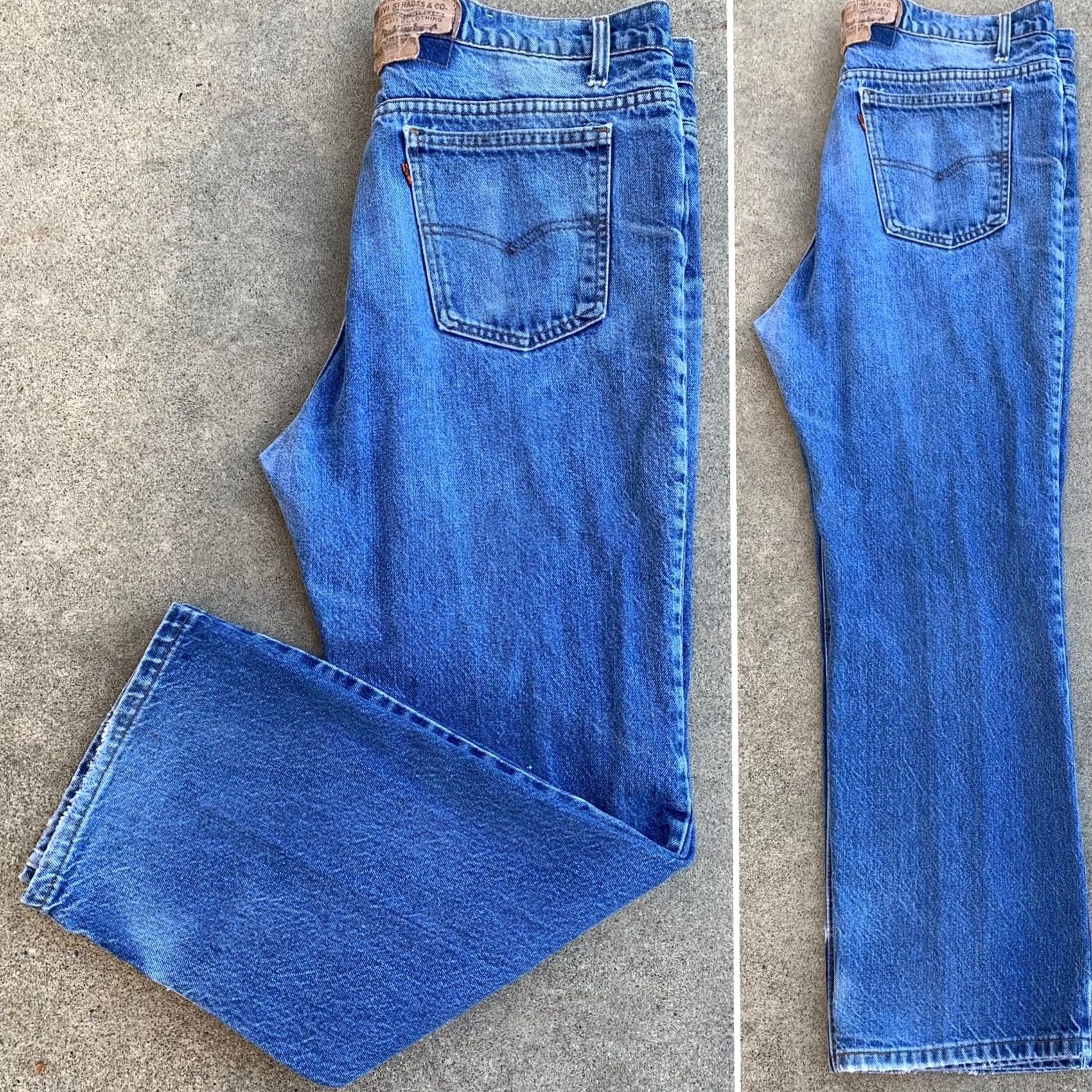 Vintage VINTAGE Levi’s 517 Jeans W 40 L 30 Orange Tab Denim 1980s Blue Mens Jeans Size US 39 - 4 Thumbnail