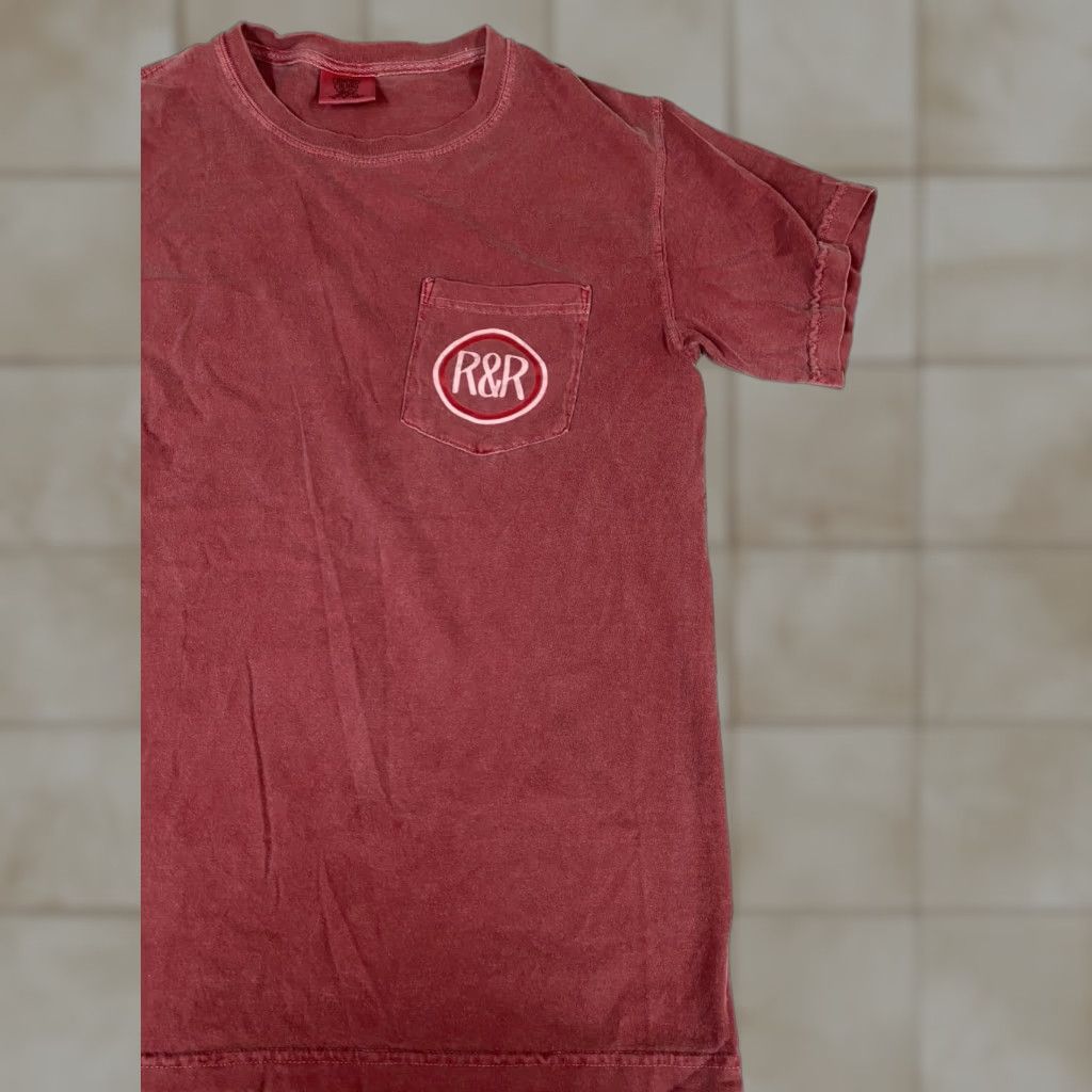 Comfort Colors Comfort Colors Mens Shirt Short Sleeve Crew Neck Red 90s Colorful Logo T-Shirt Small Cotton Breathing Breathable Regular Fit Mens Size US S / EU 44-46 / 1 - 1 Thumbnail