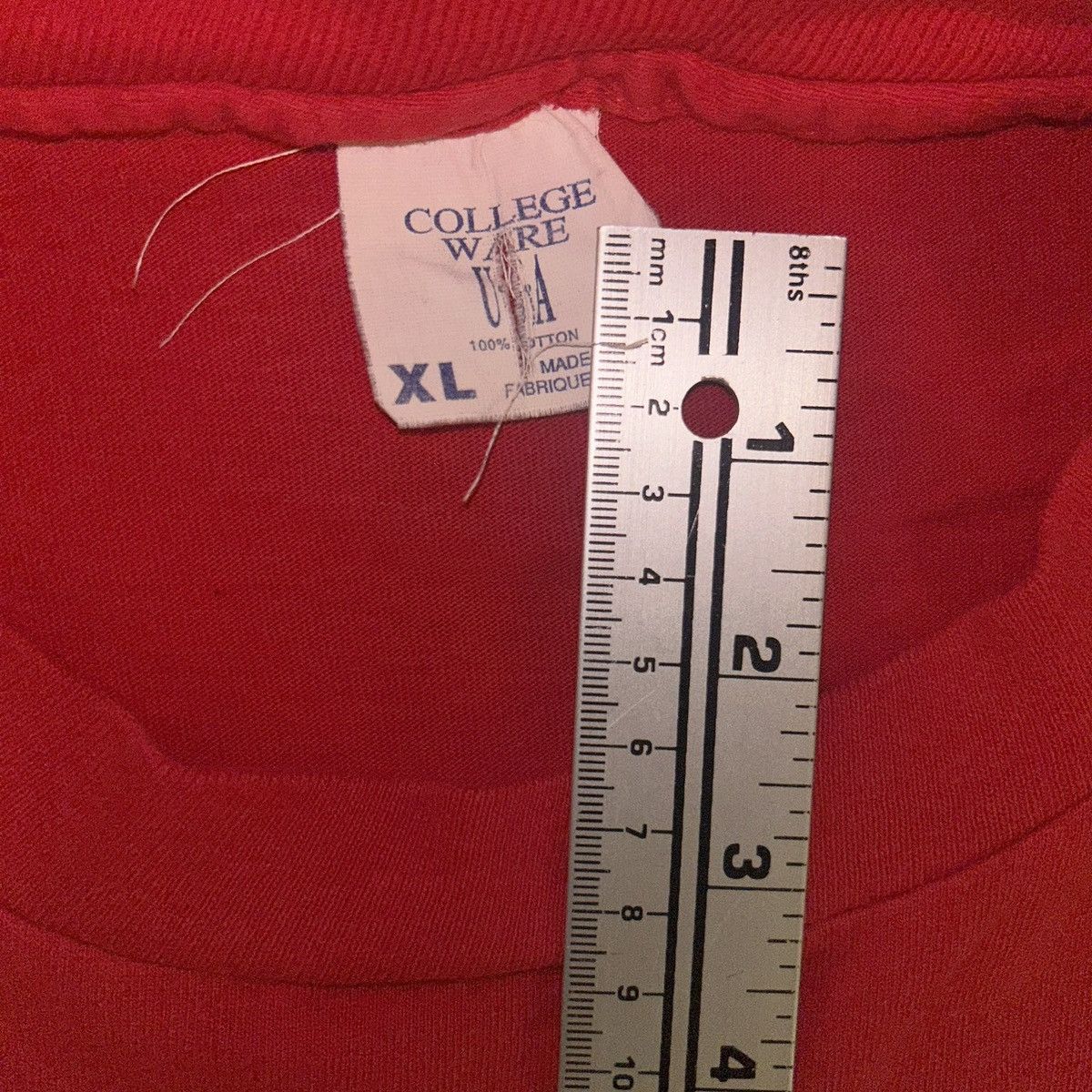 Other × Vintage Vintage red Single Stitch U.S.A Champions T Shirt XL Size US XL / EU 56 / 4 - 5 Thumbnail